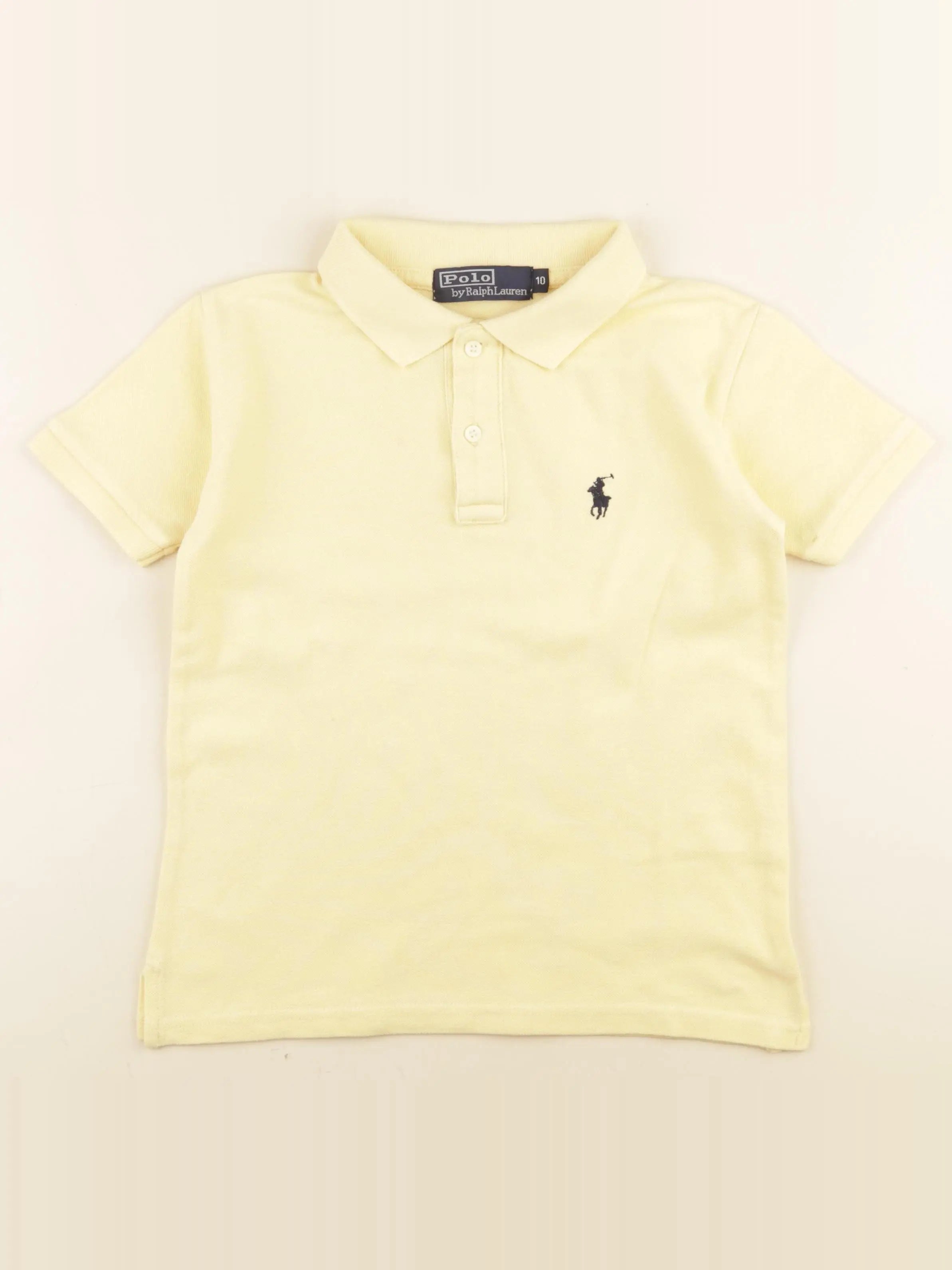 Ralph Lauren - polo jaune - 10 ans