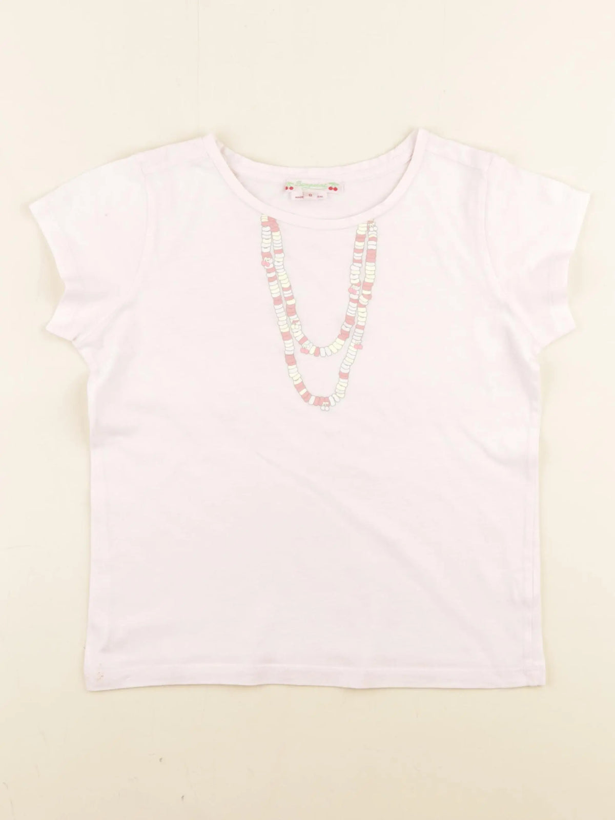 Bonpoint - tee-shirt rose - 8 ans