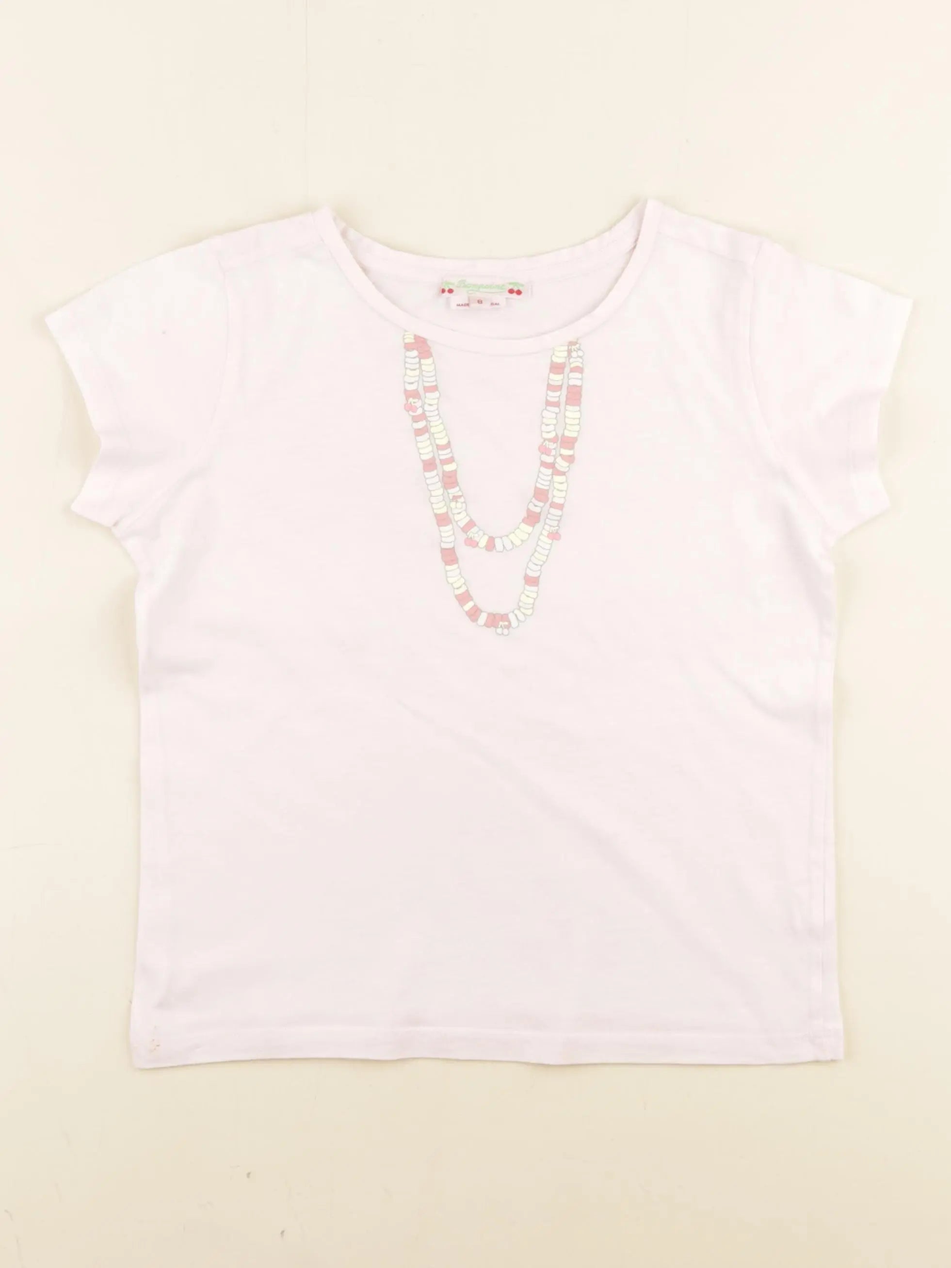 Bonpoint - tee-shirt rose - 8 ans