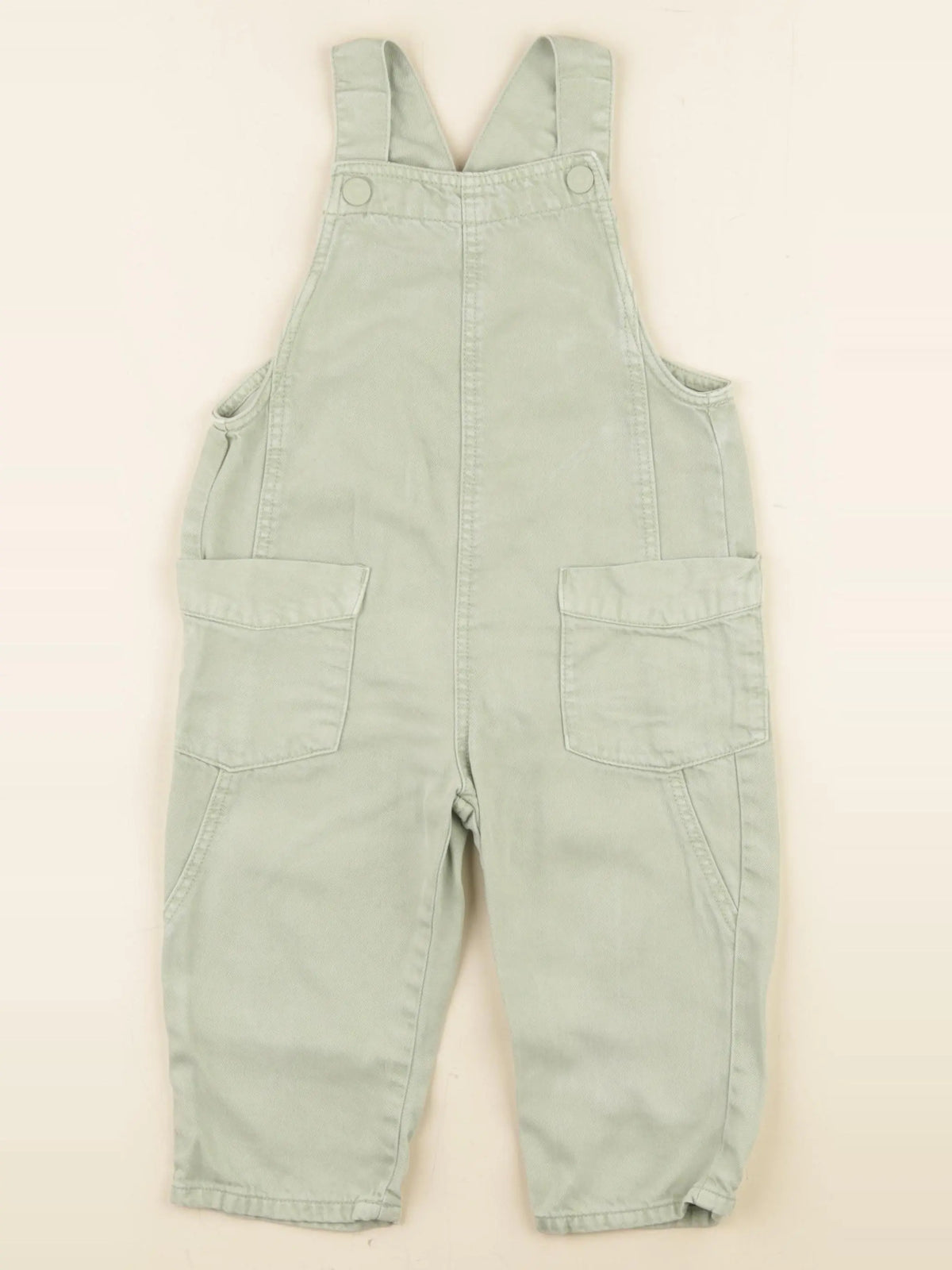 Zara - salopette vert - 12/18 mois