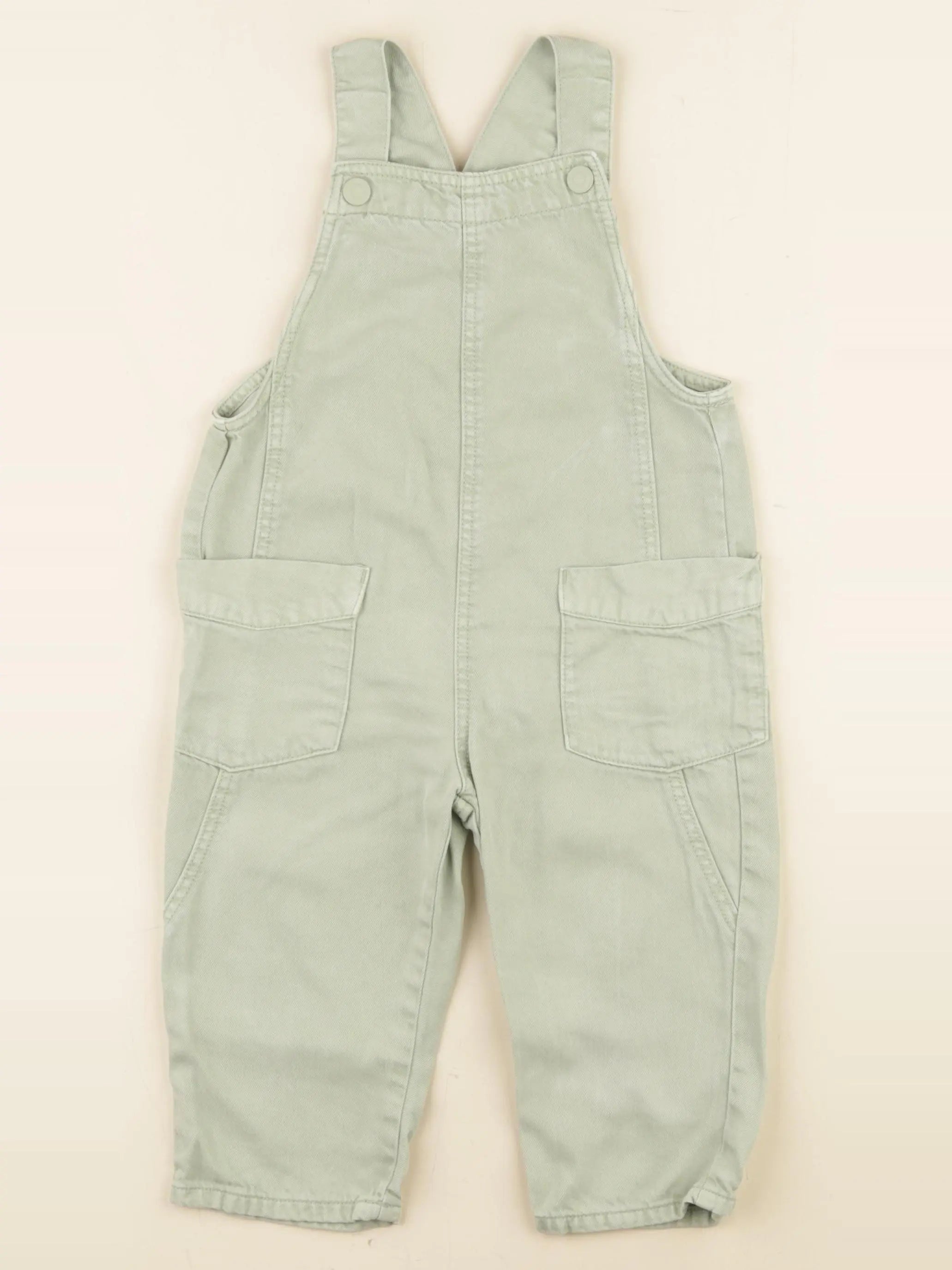 Zara - salopette vert - 12/18 mois