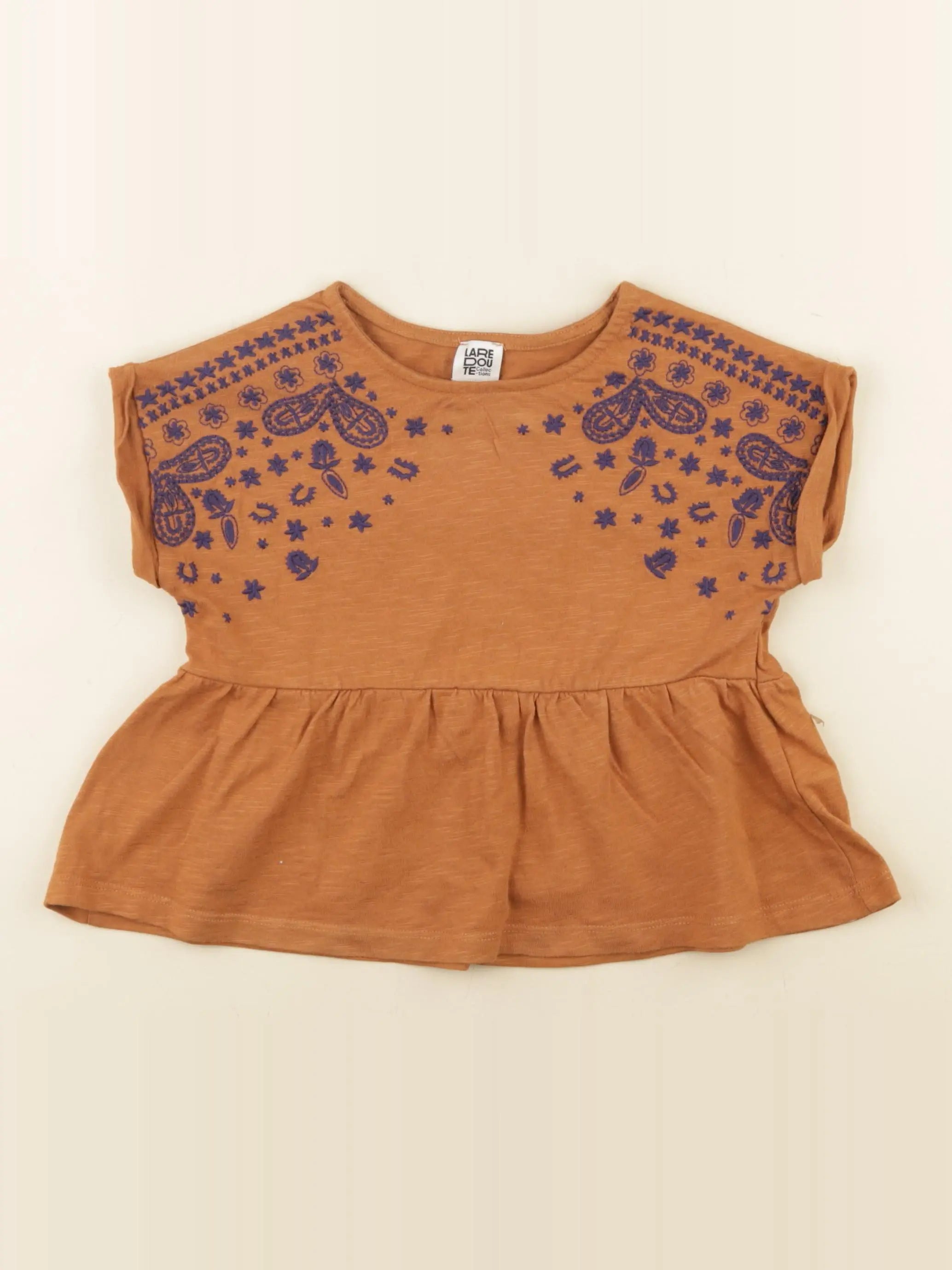 La Redoute - tee-shirt marron - 4 ans