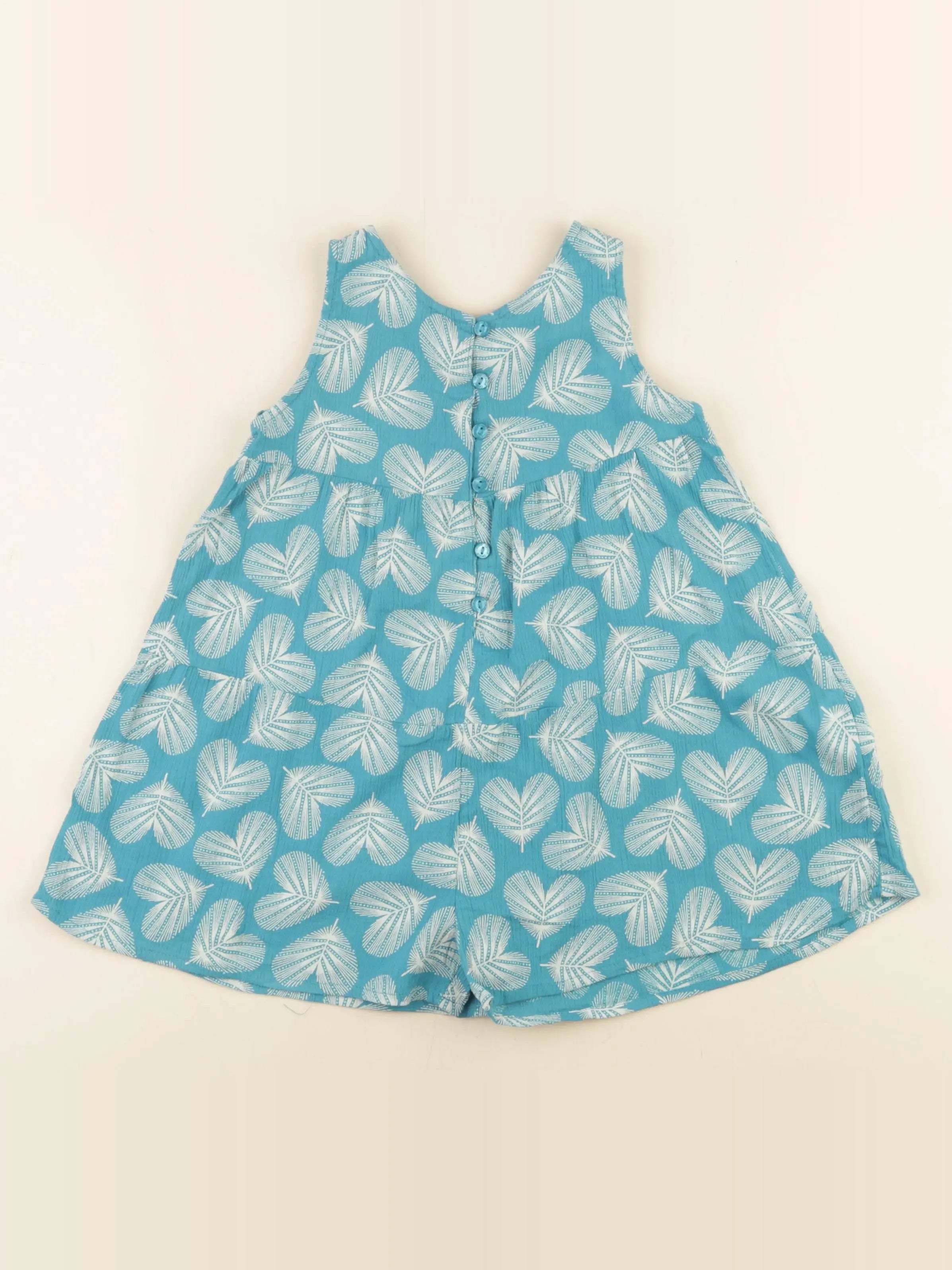 Okaidi - combinaison bleu, beige - 3 ans