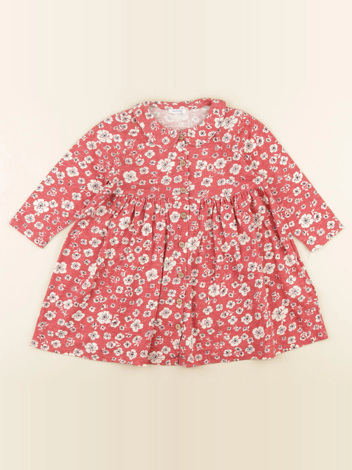 Boutchou - robe rouge - 24 mois