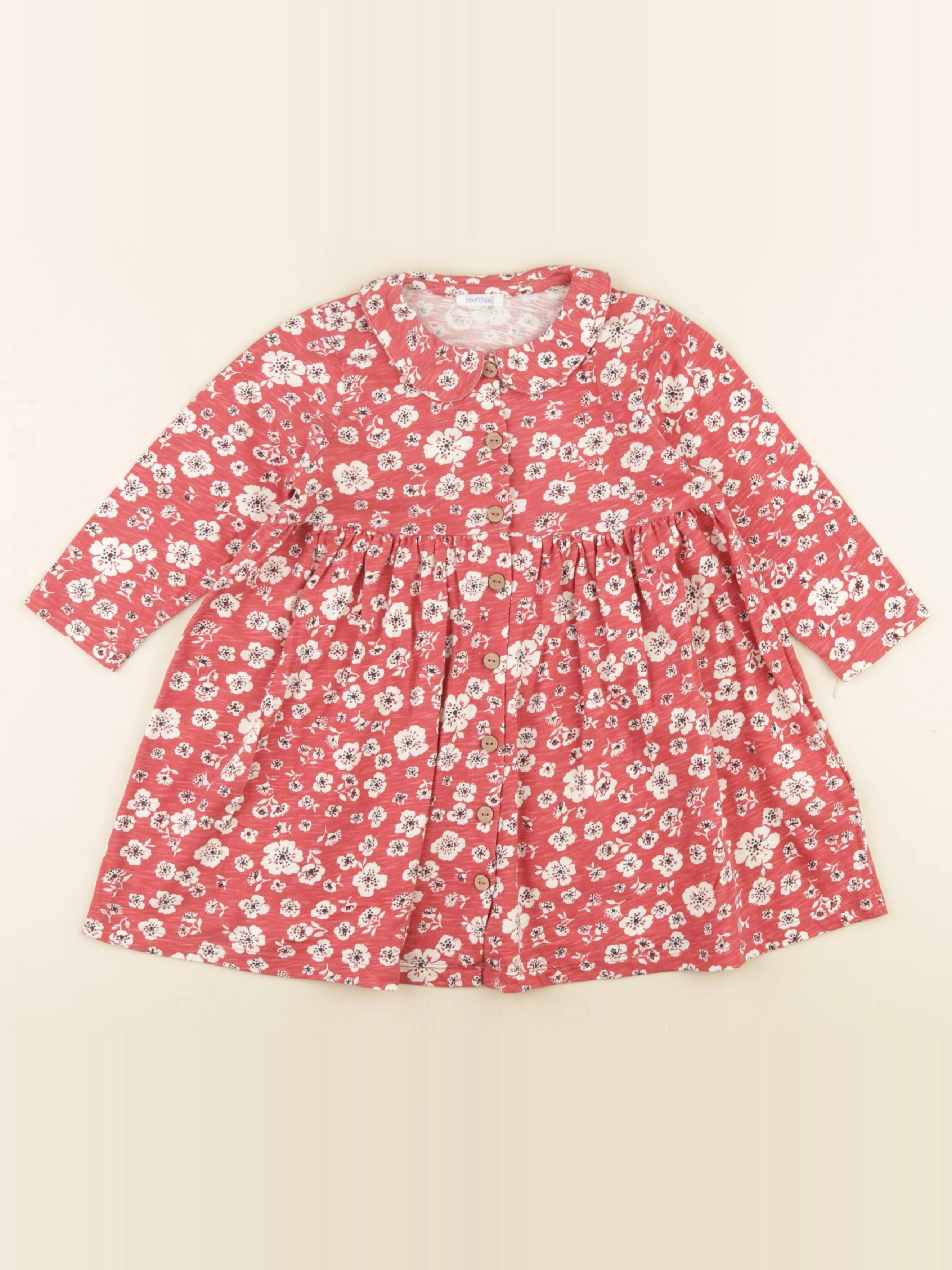 Boutchou - robe rouge - 24 mois