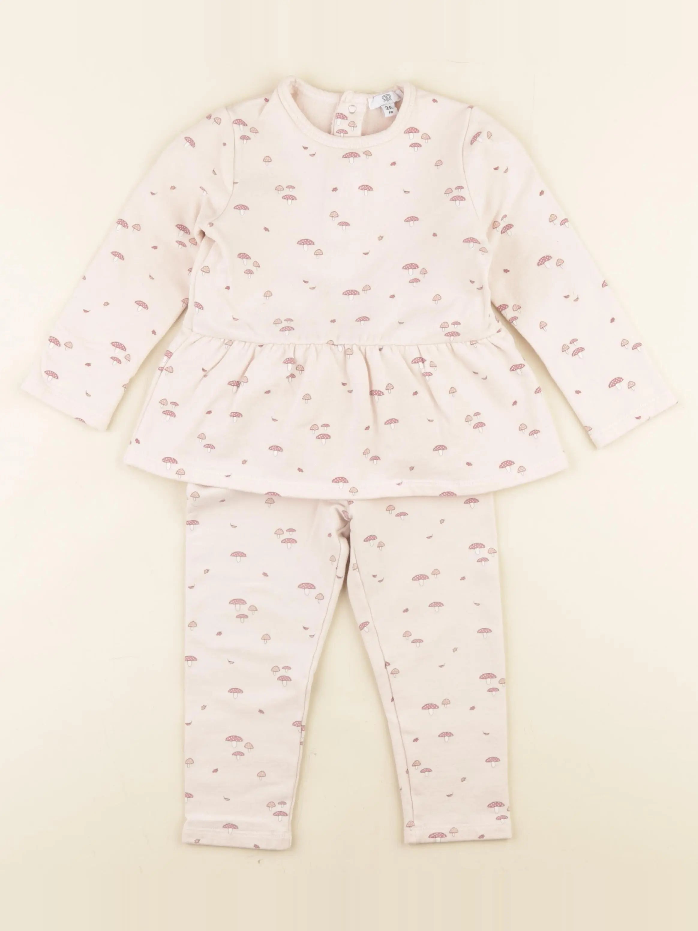 La Redoute - ensemble rose - 2 ans