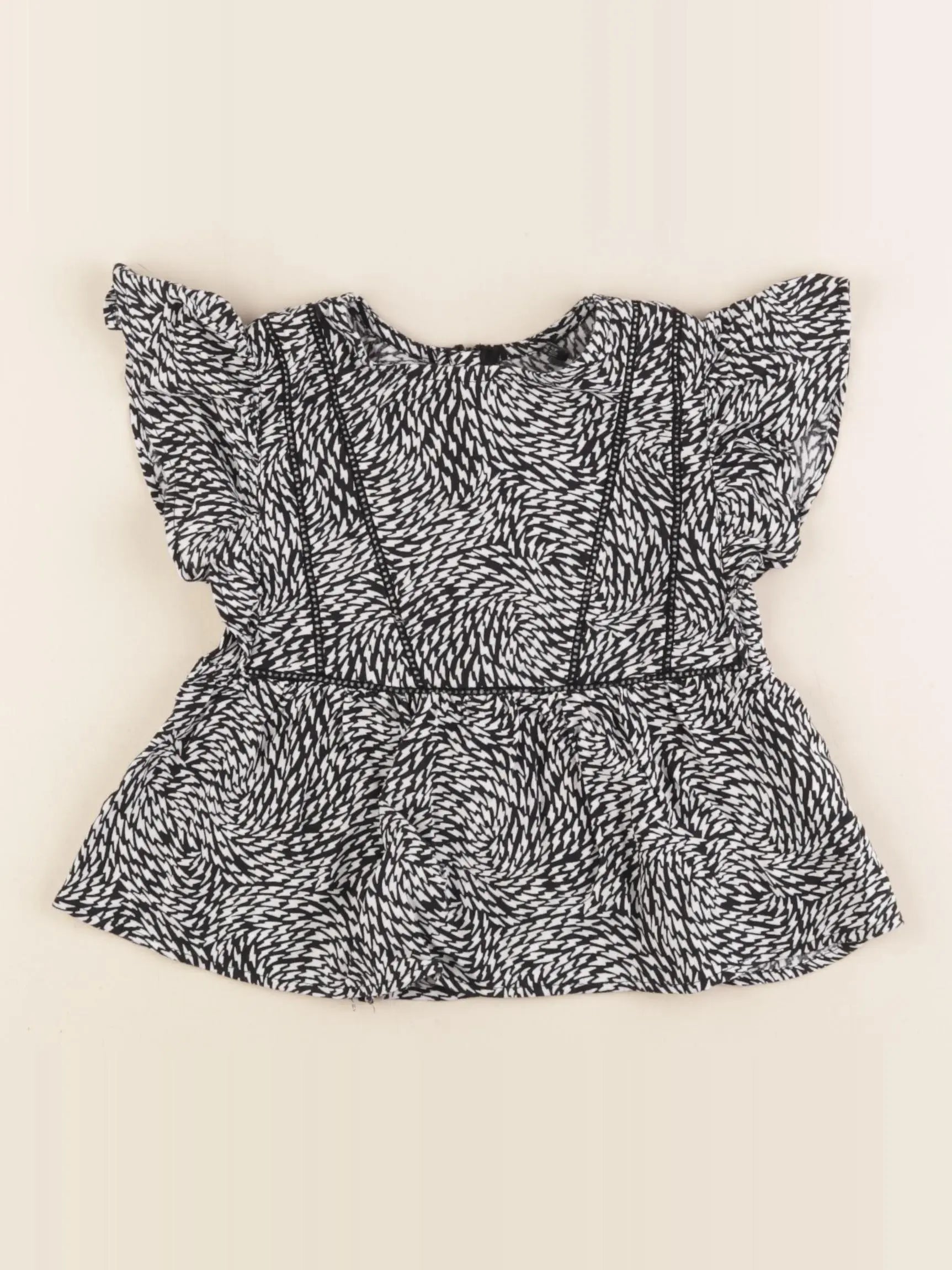 IKKS - blouse noir - 4 ans