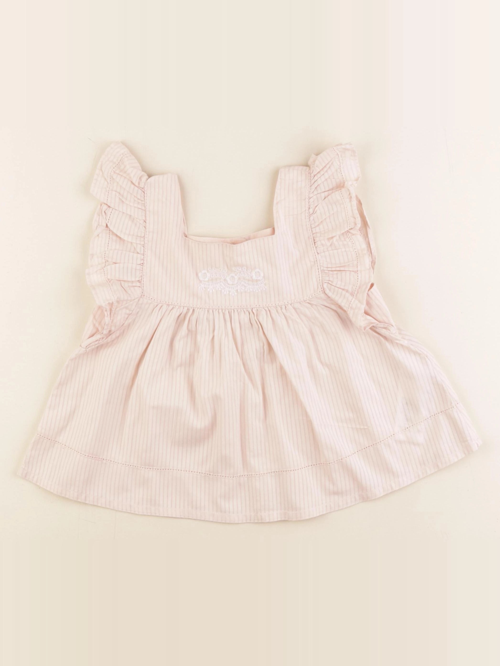 Cyrillus - blouse rose - 4 ans