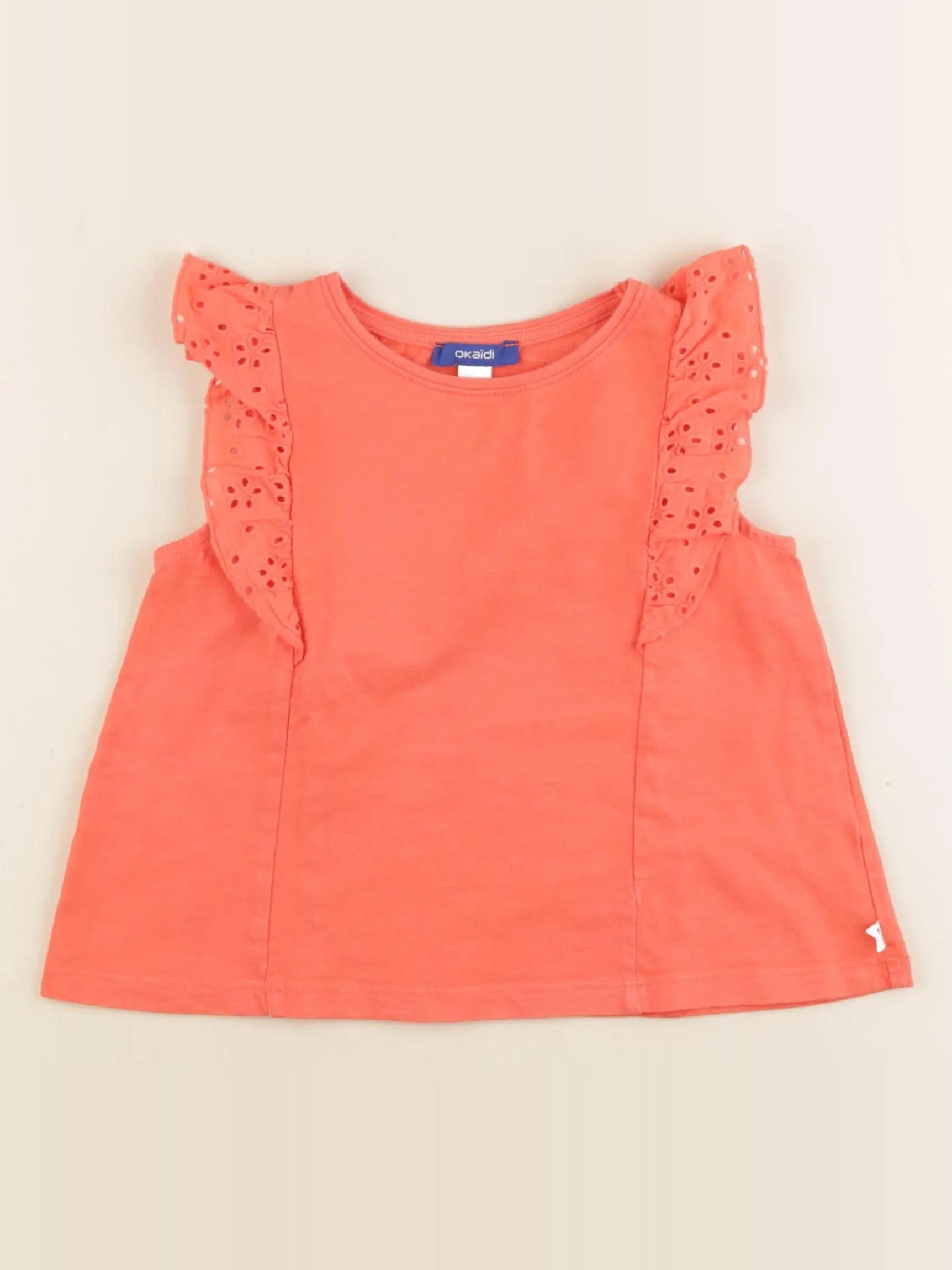 Okaidi - débardeur orange - 4 ans