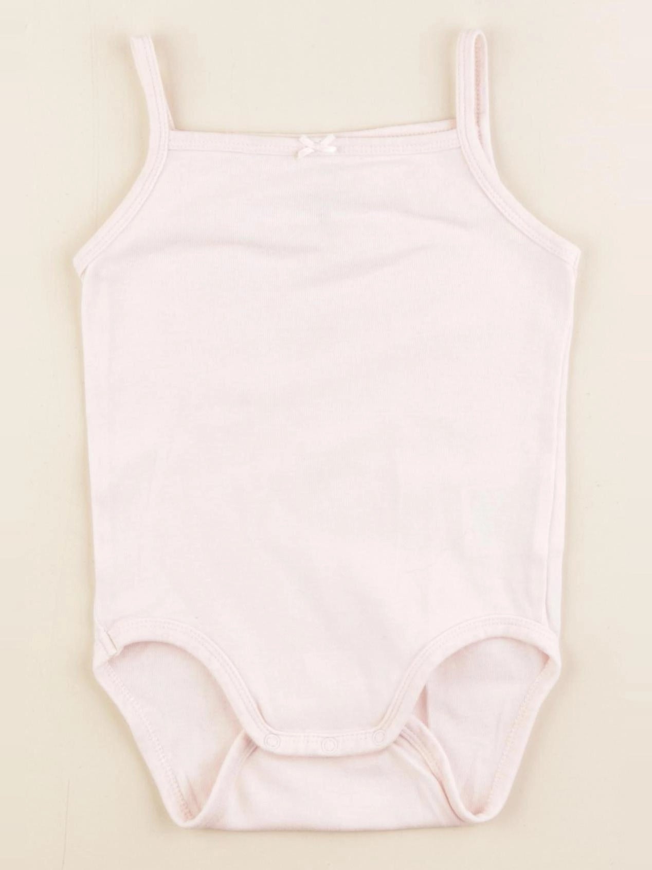 H&M - body rose - 9/12 mois