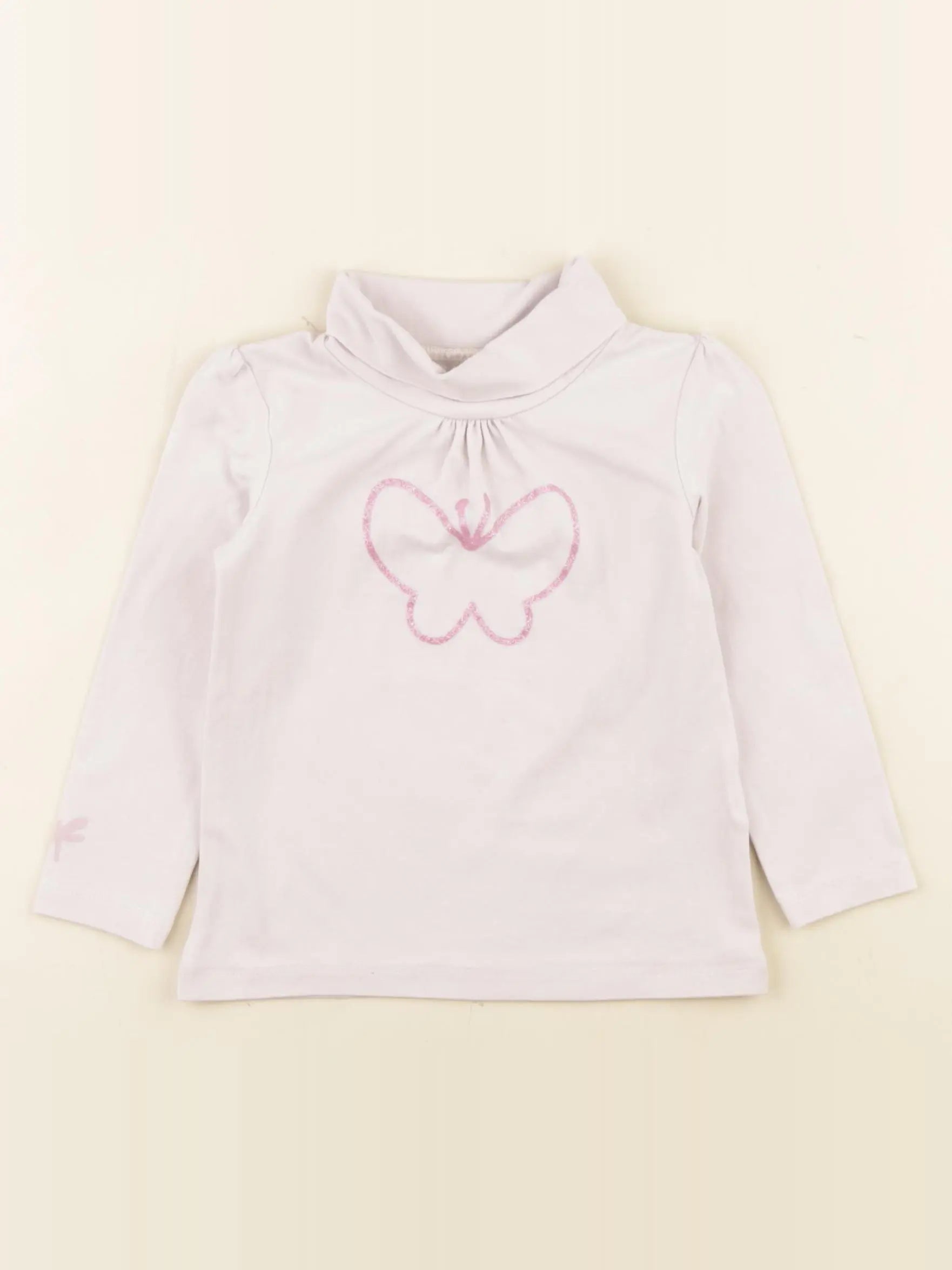 Vertbaudet - sous-pull rose - 2 ans