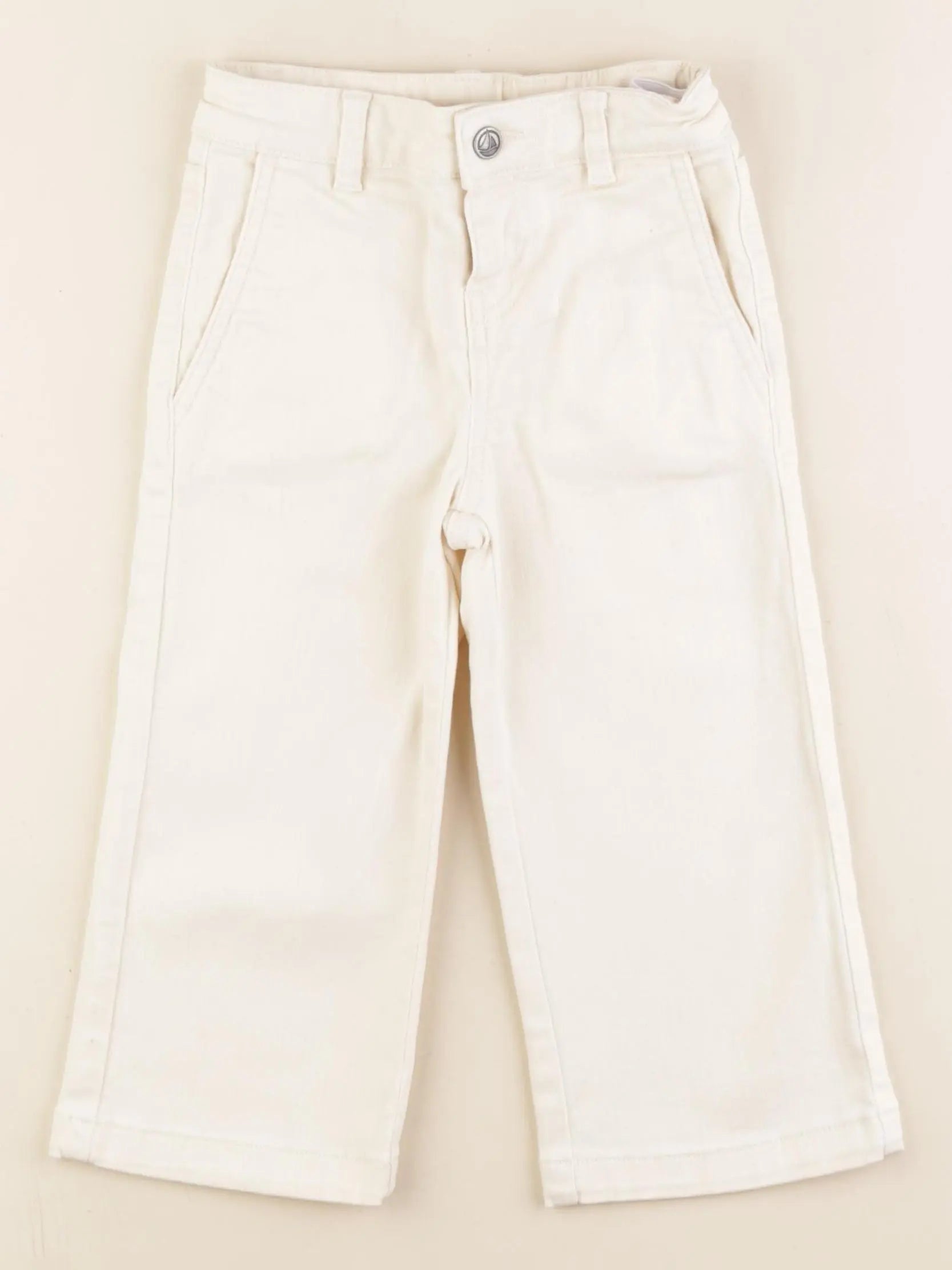 Petit Bateau - jean blanc - 3 ans