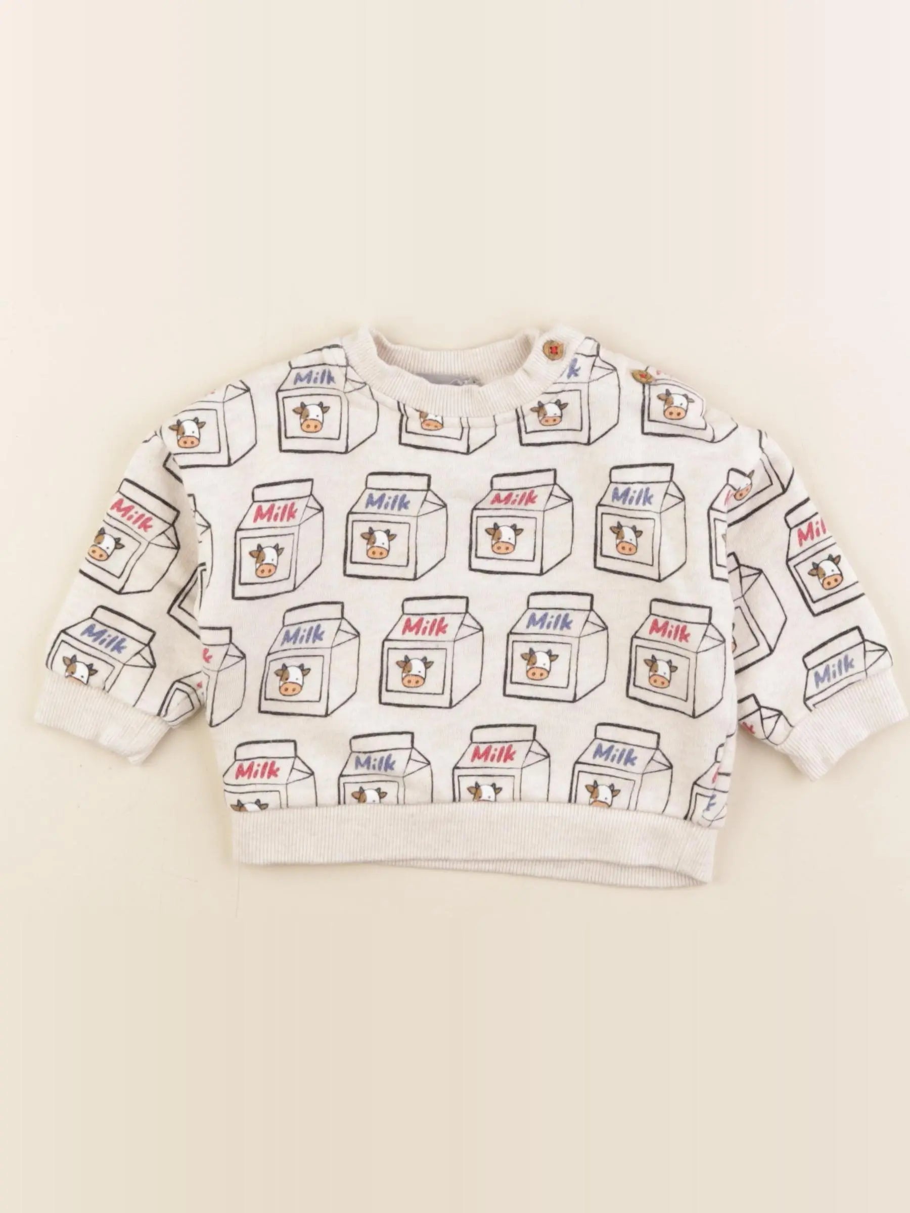 Boutchou - sweat multicolore - 9 mois