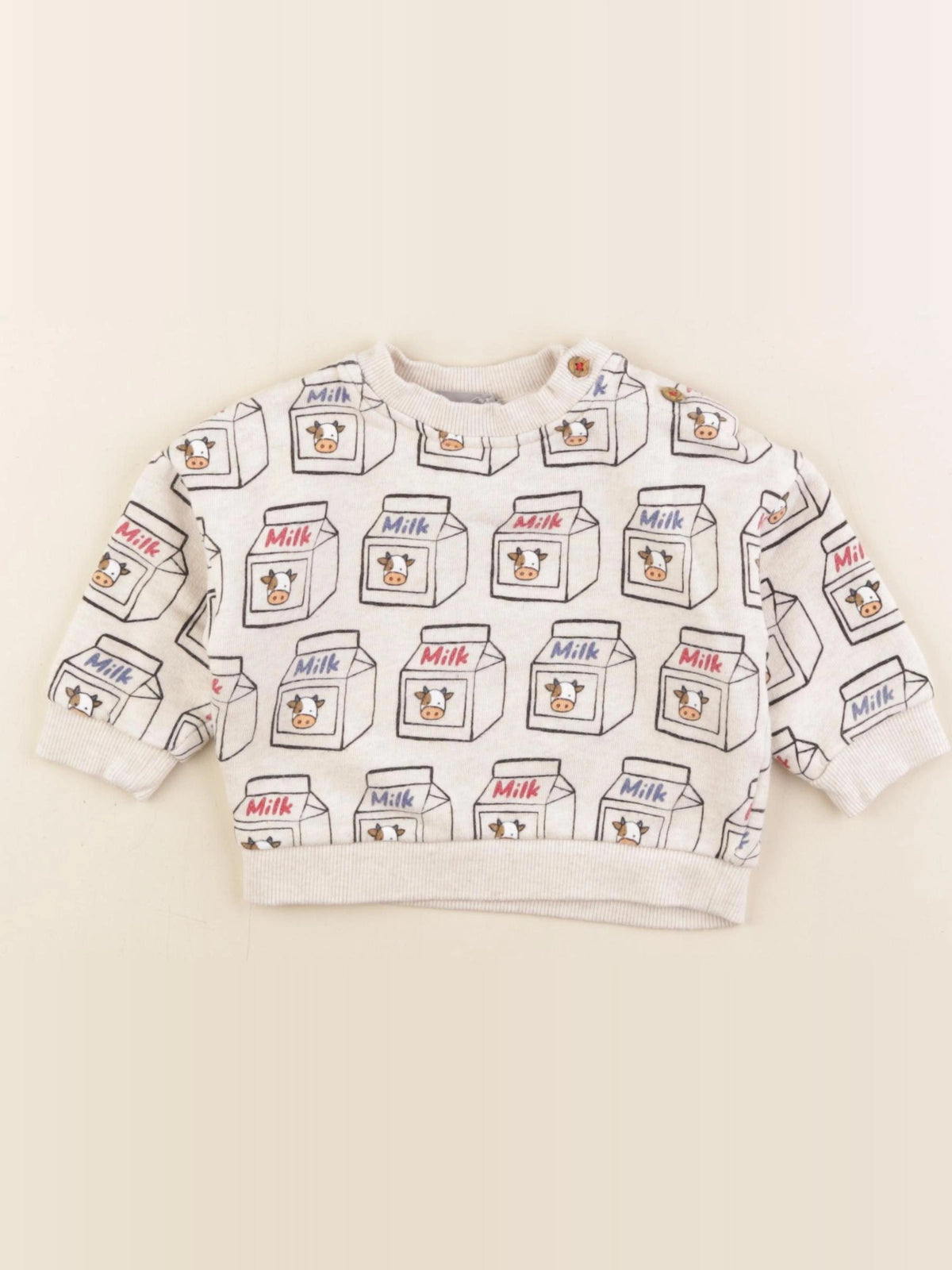 Boutchou - sweat multicolore - 9 mois
