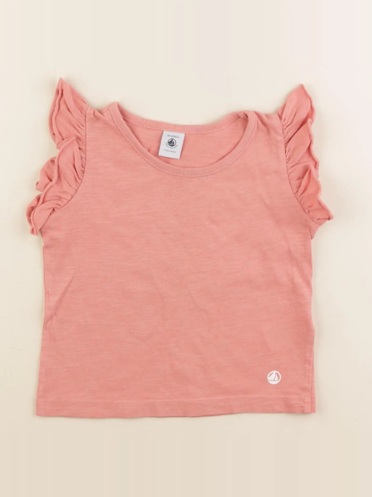 Petit Bateau - débardeur orange - 3 ans