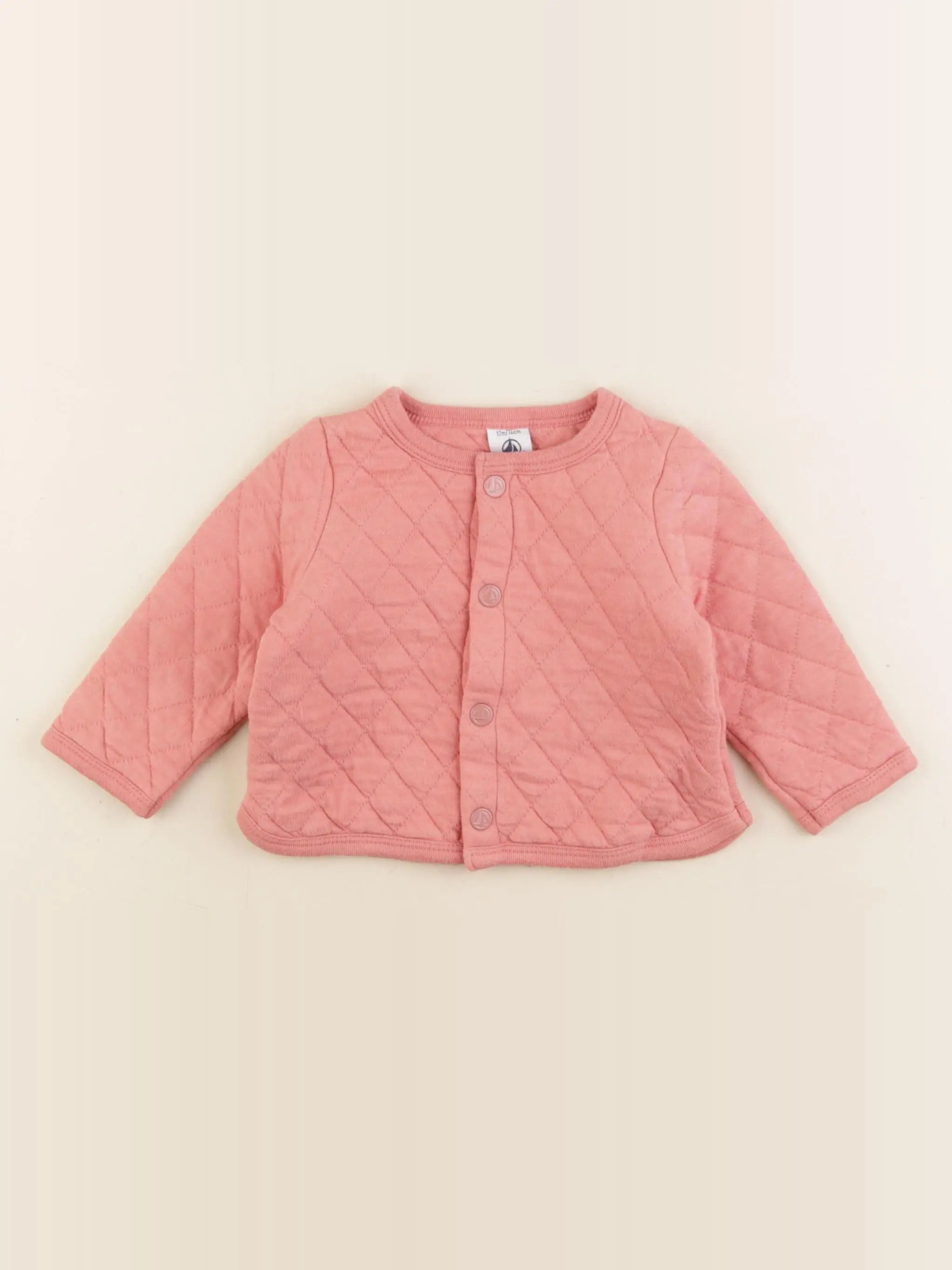 Petit Bateau - sweat rose - 12 mois