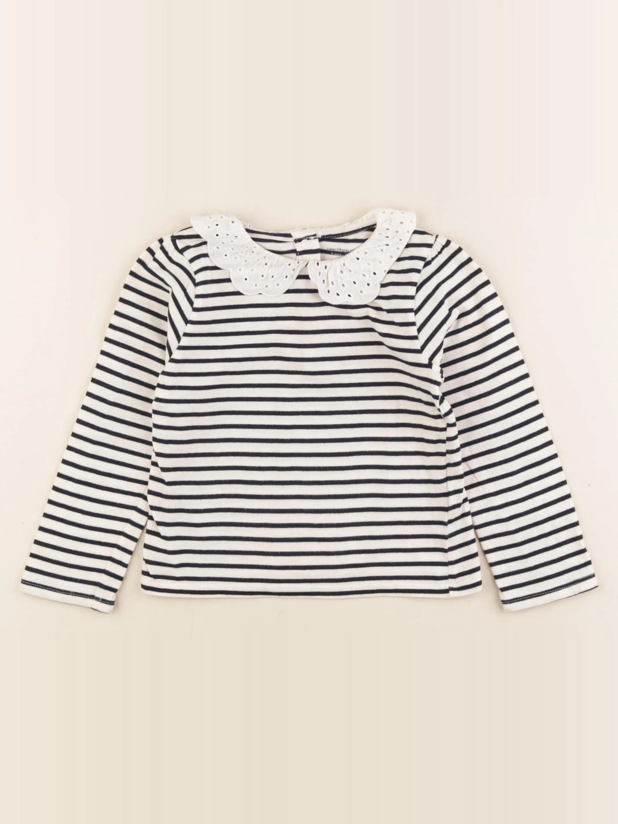 Vertbaudet - tee-shirt beige - 3 ans