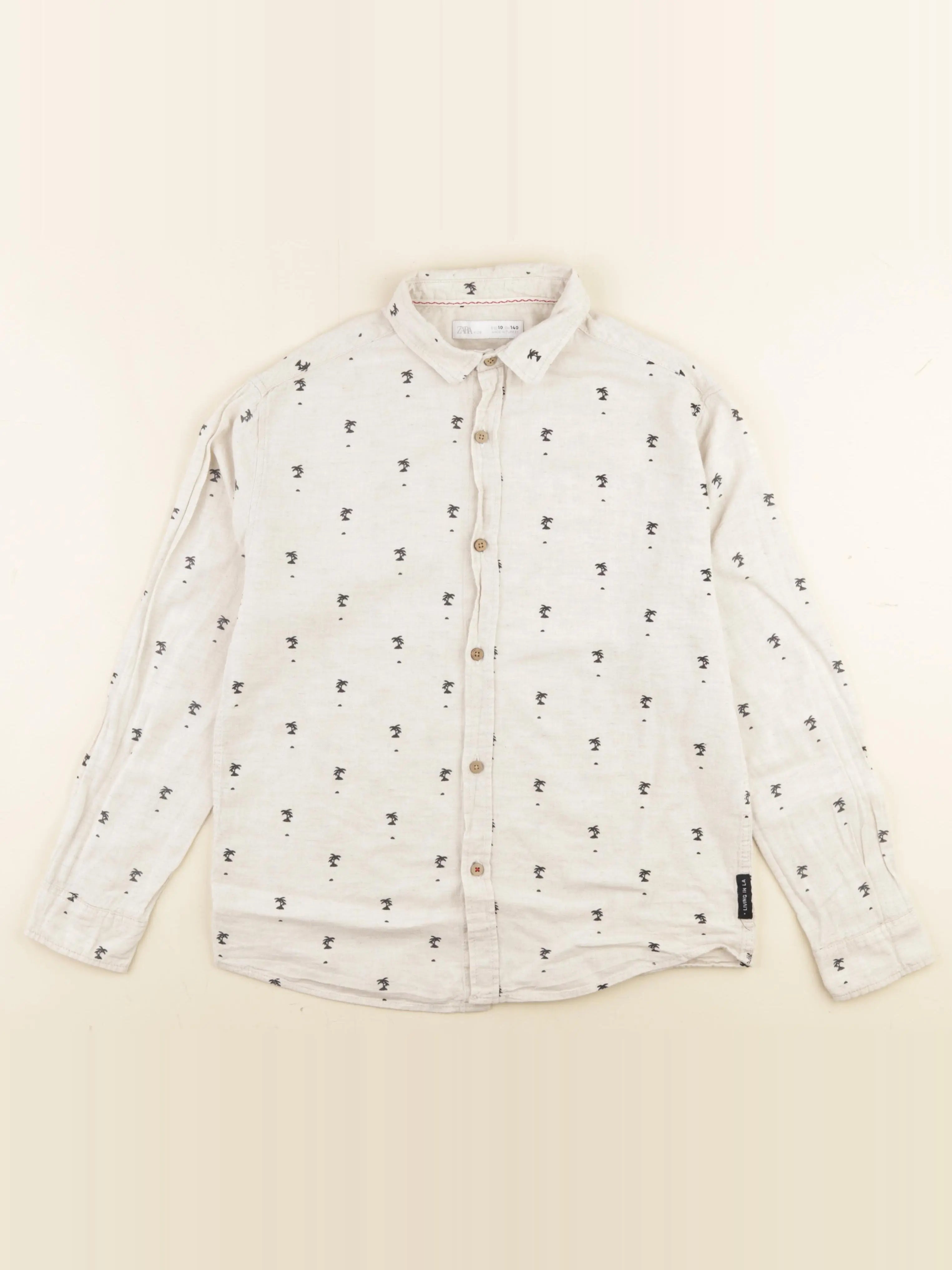 Zara - chemise beige - 10 ans