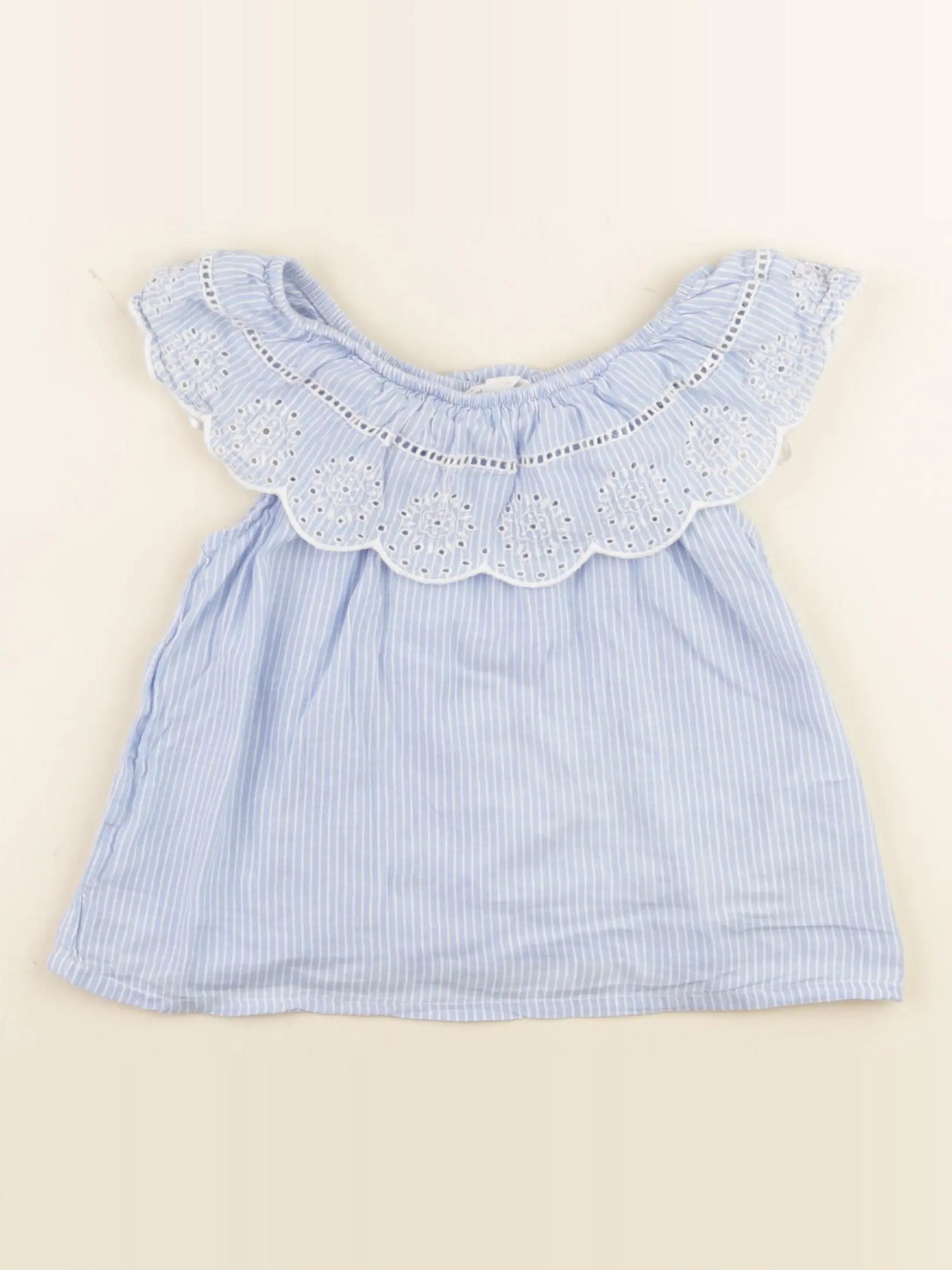 H&M - blouse bleu - 4/5 ans