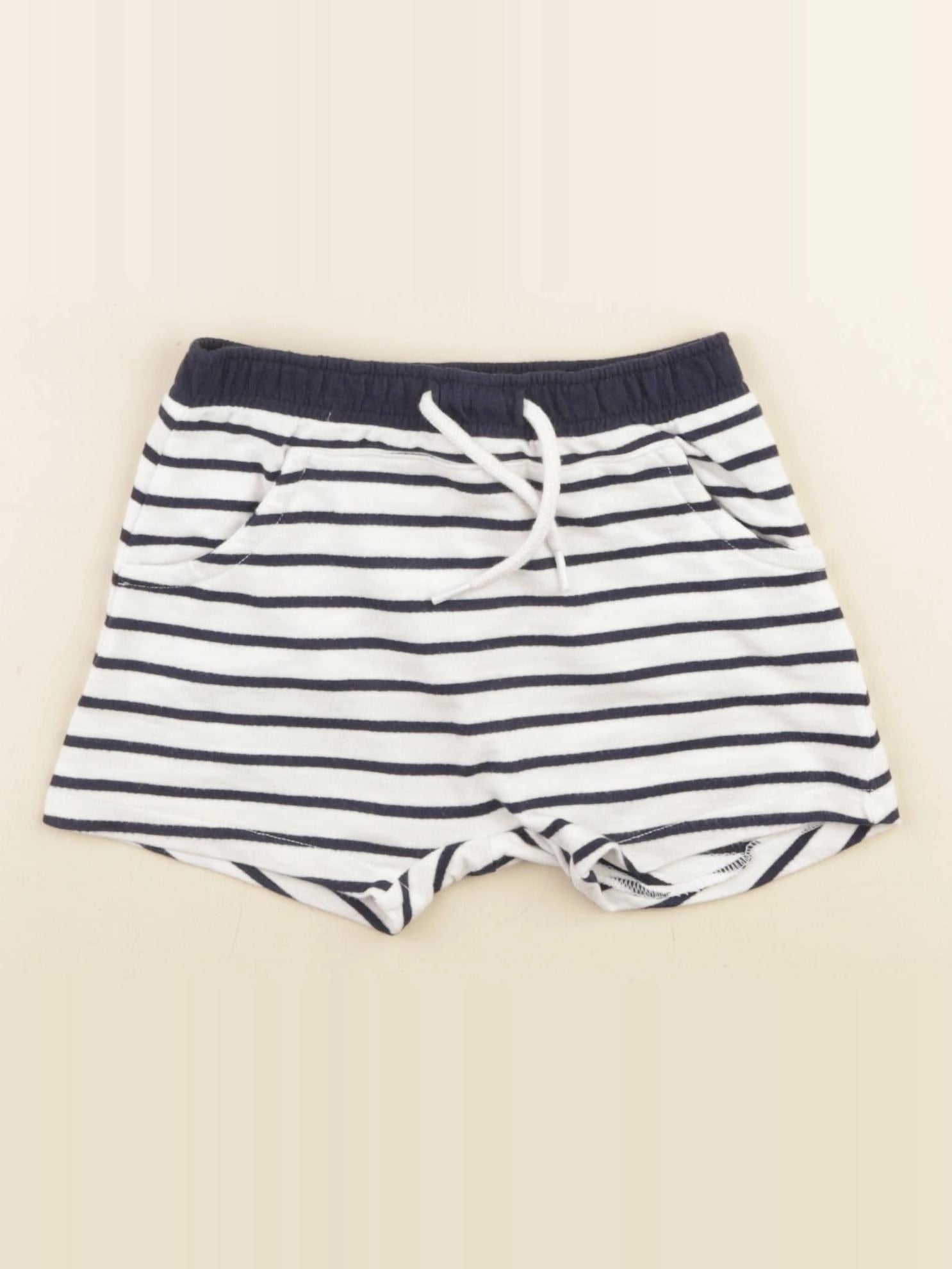 Vertbaudet - short blanc - 12 mois