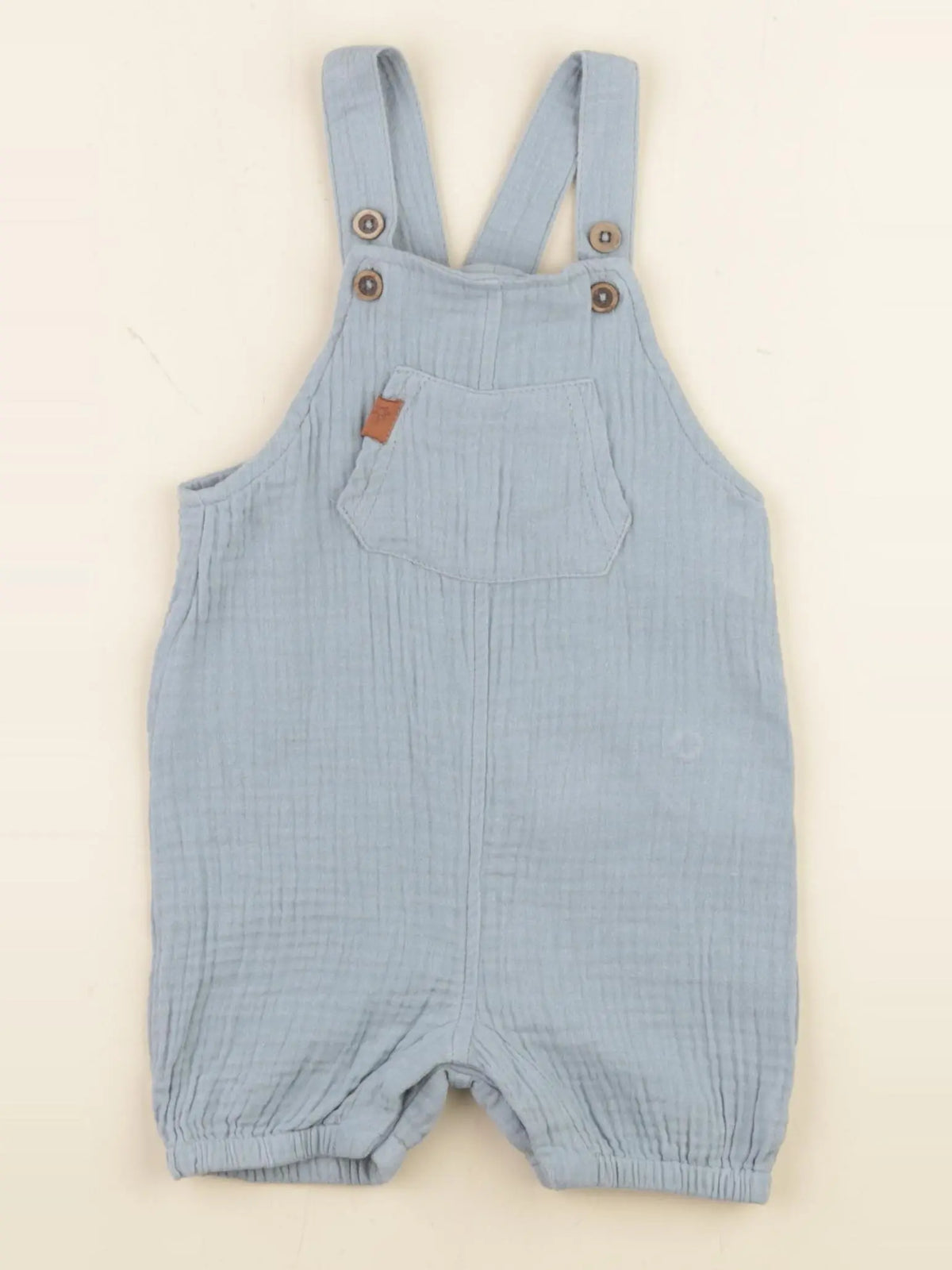 Vertbaudet - salopette bleu - 9 mois