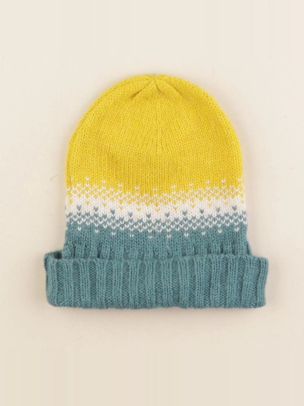 Bonton - bonnet jaune - 2/4 ans