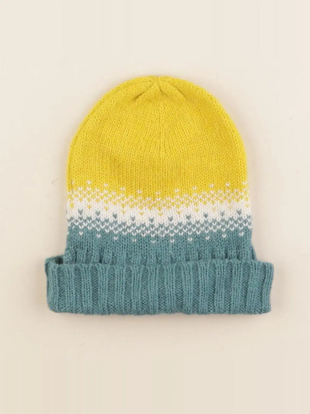 Bonton - bonnet jaune - 2/4 ans