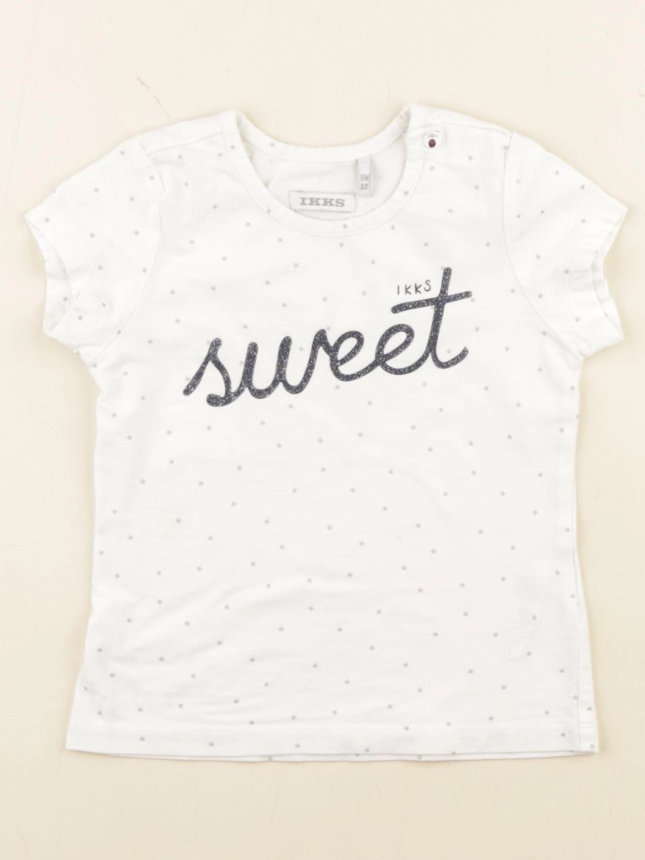 IKKS - tee-shirt blanc - 18 mois