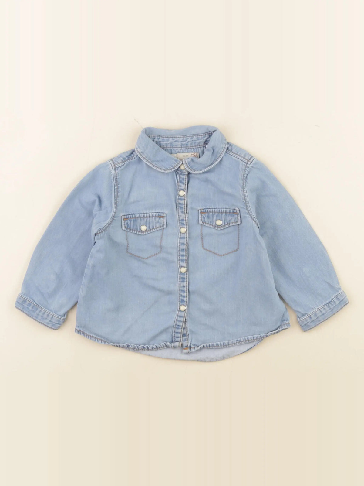 Zara - blouse bleu - 9/12 mois