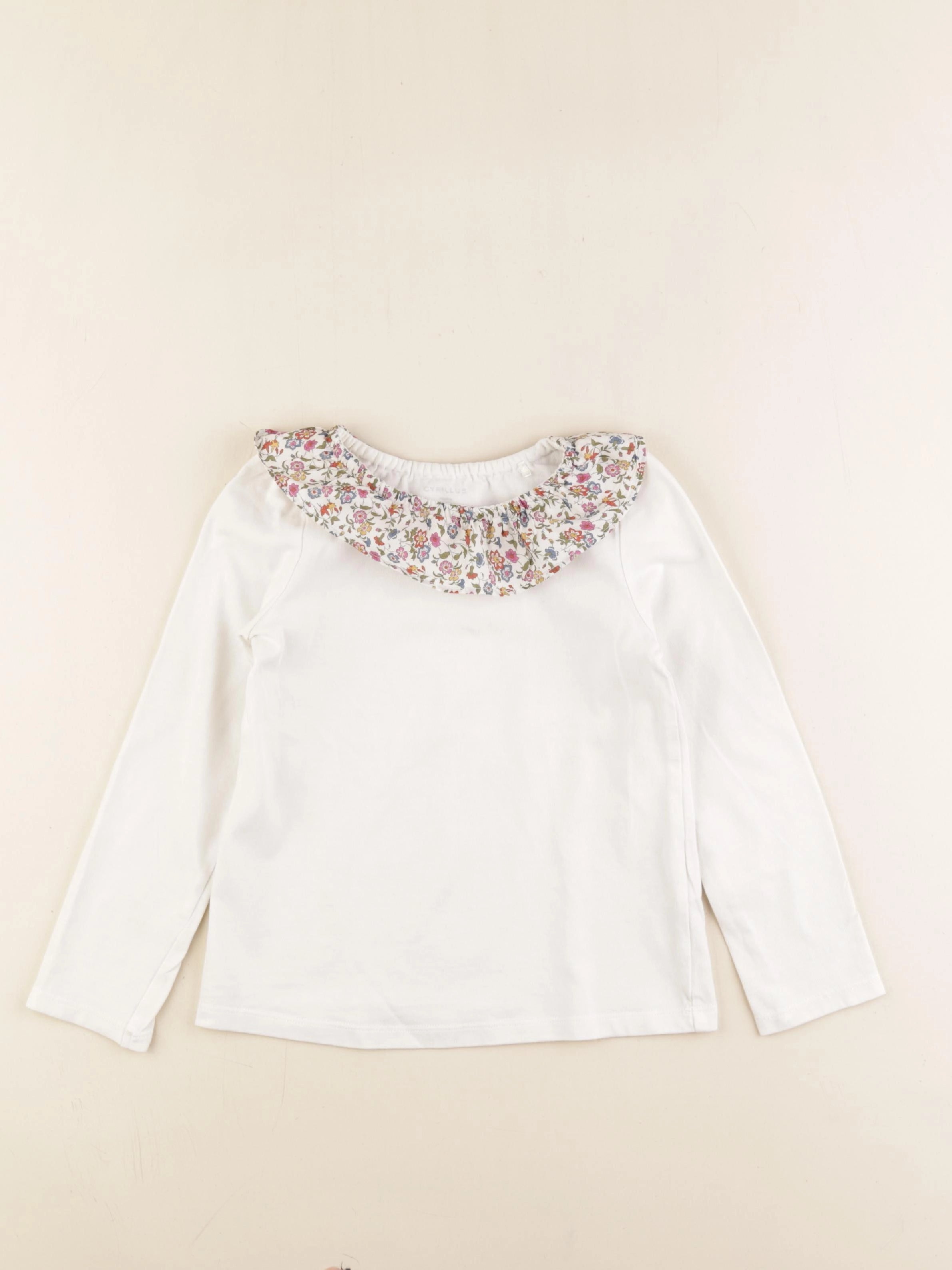 Cyrillus - tee-shirt blanc - 6 ans