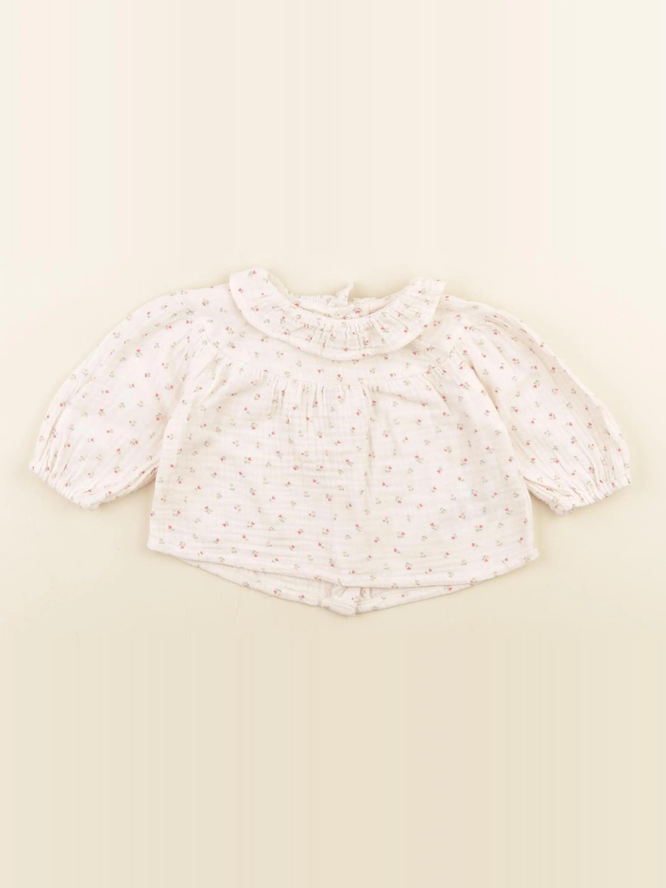 Vertbaudet - blouse rose - 3 mois