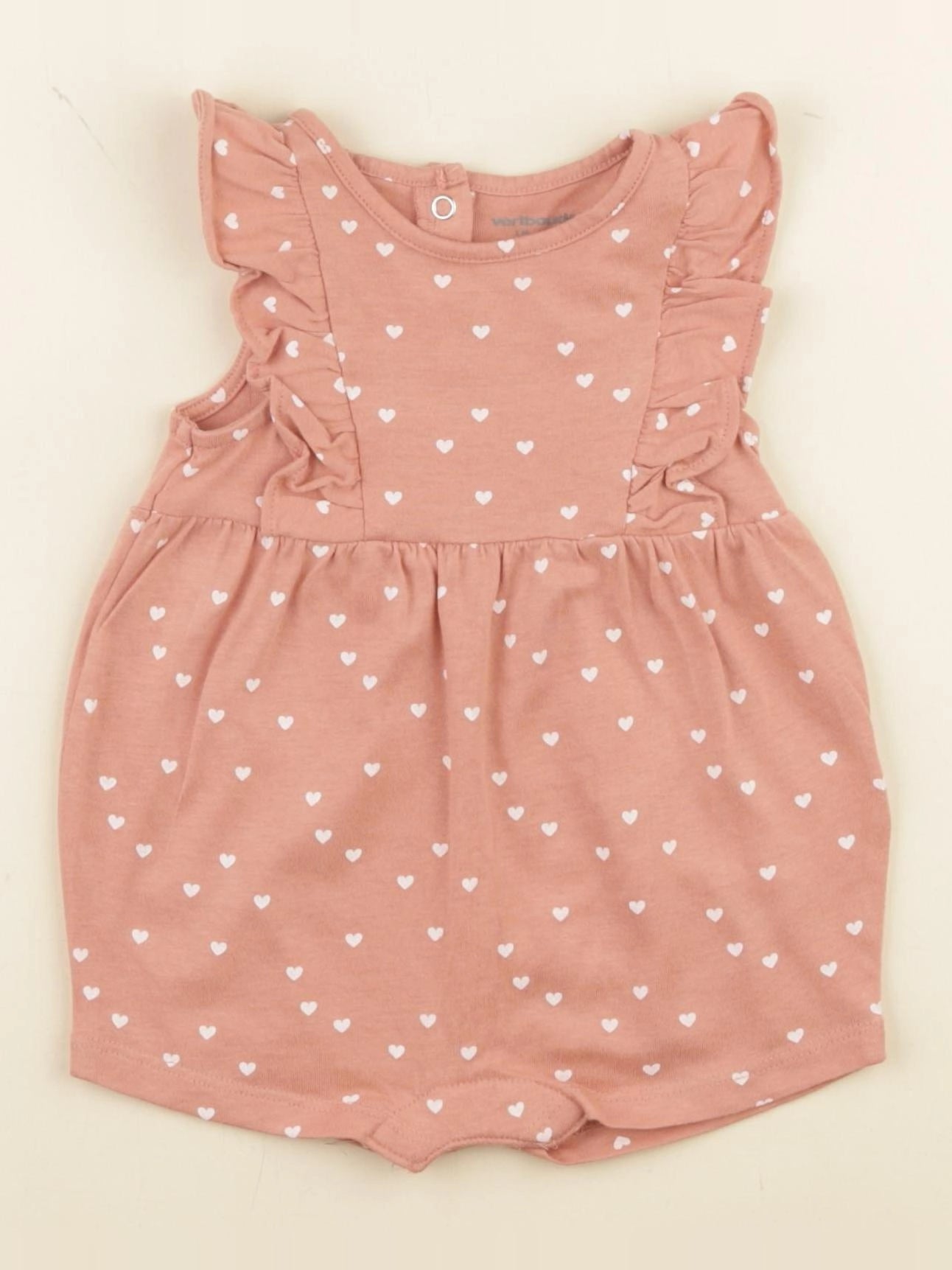 Vertbaudet - combinaison rose - 3 mois