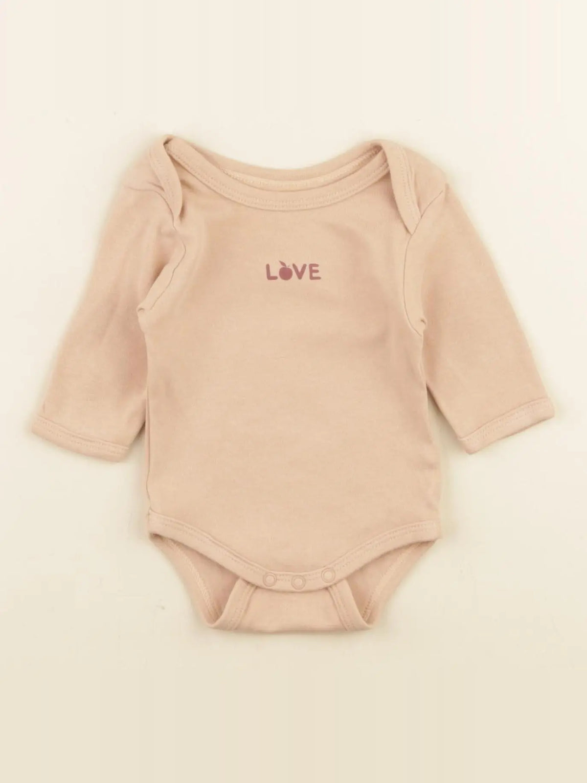 Vertbaudet - body rose - 1 mois