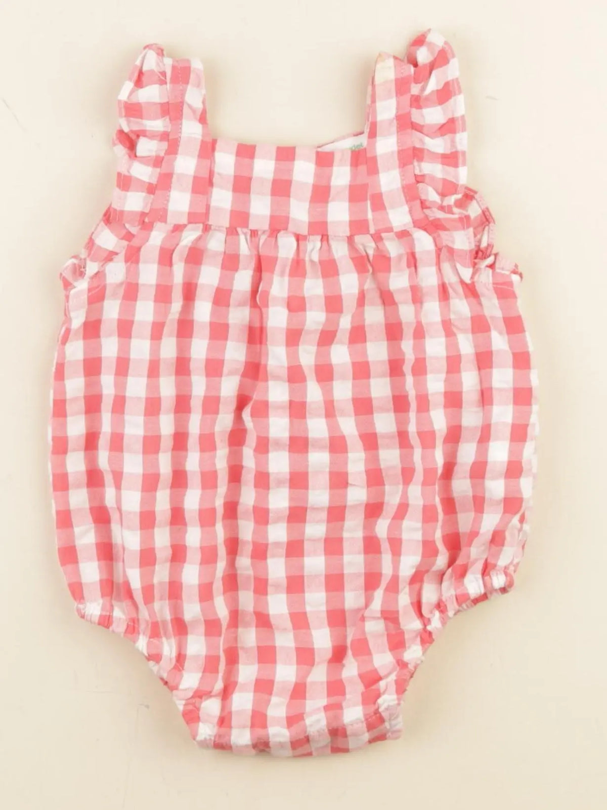 Vertbaudet - combinaison blanc, rose - 3 mois