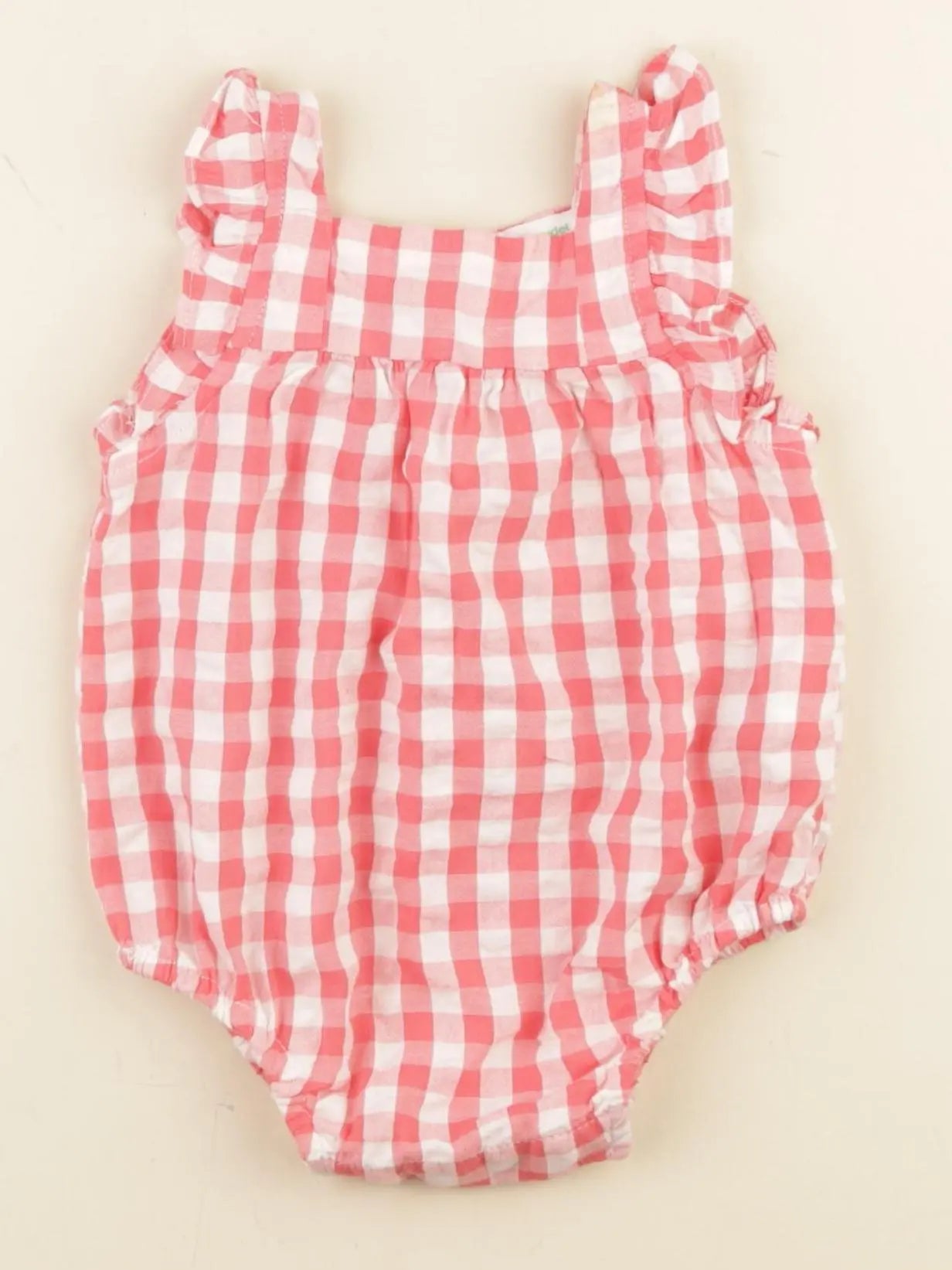 Vertbaudet - combinaison blanc, rose - 3 mois