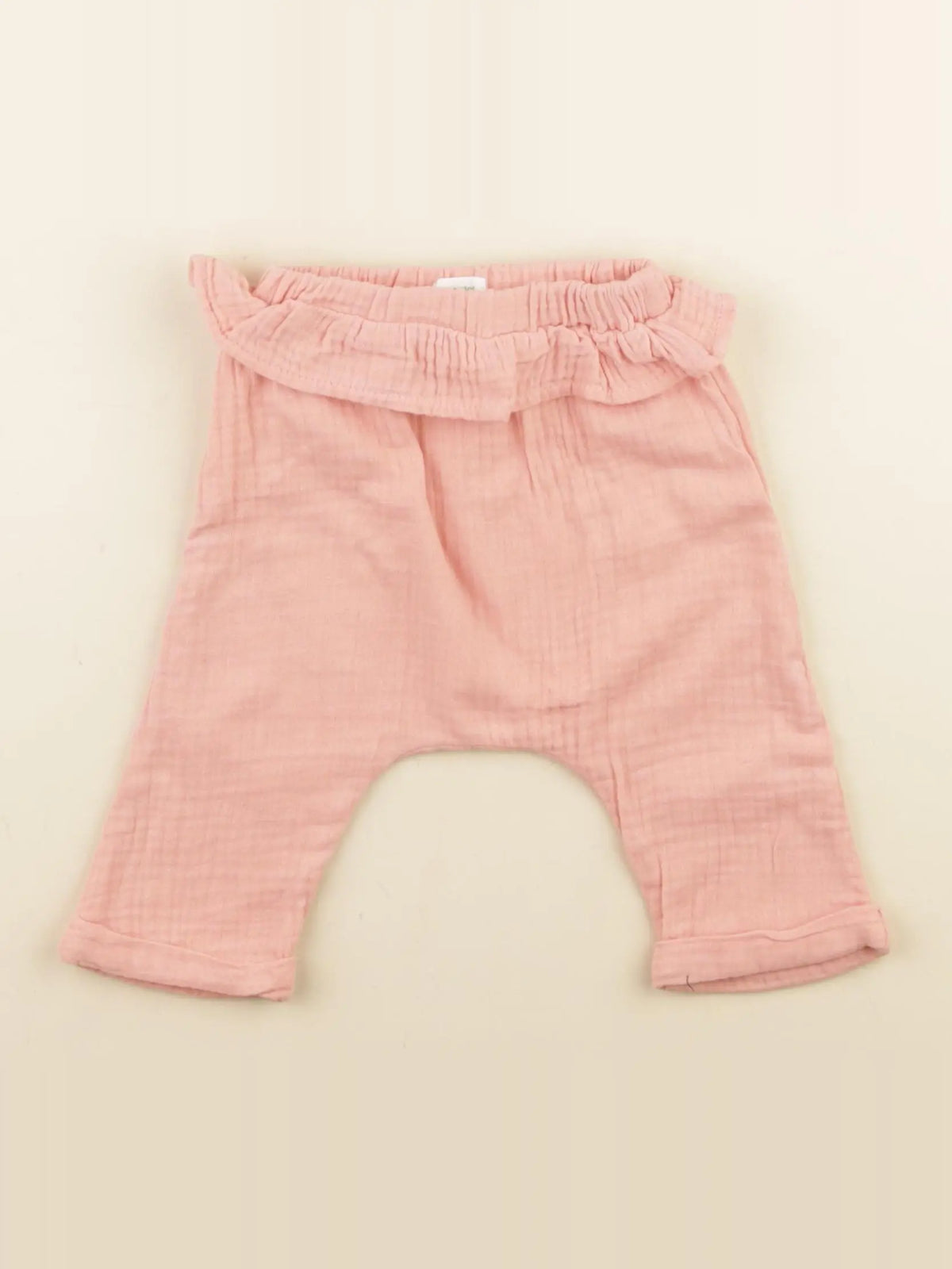 Vertbaudet - sarouel rose - 3 mois