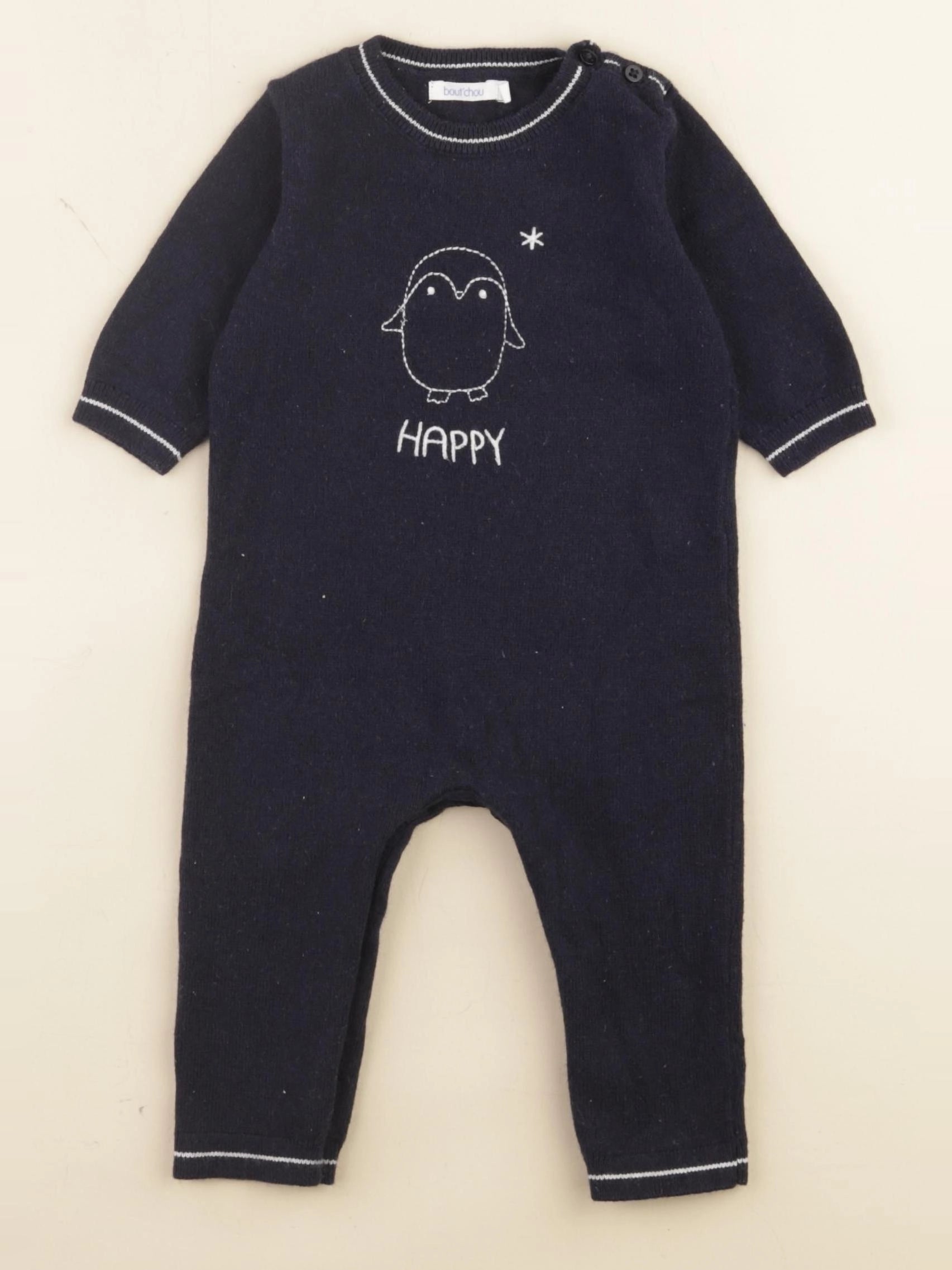 Boutchou - combinaison bleu - 6 mois