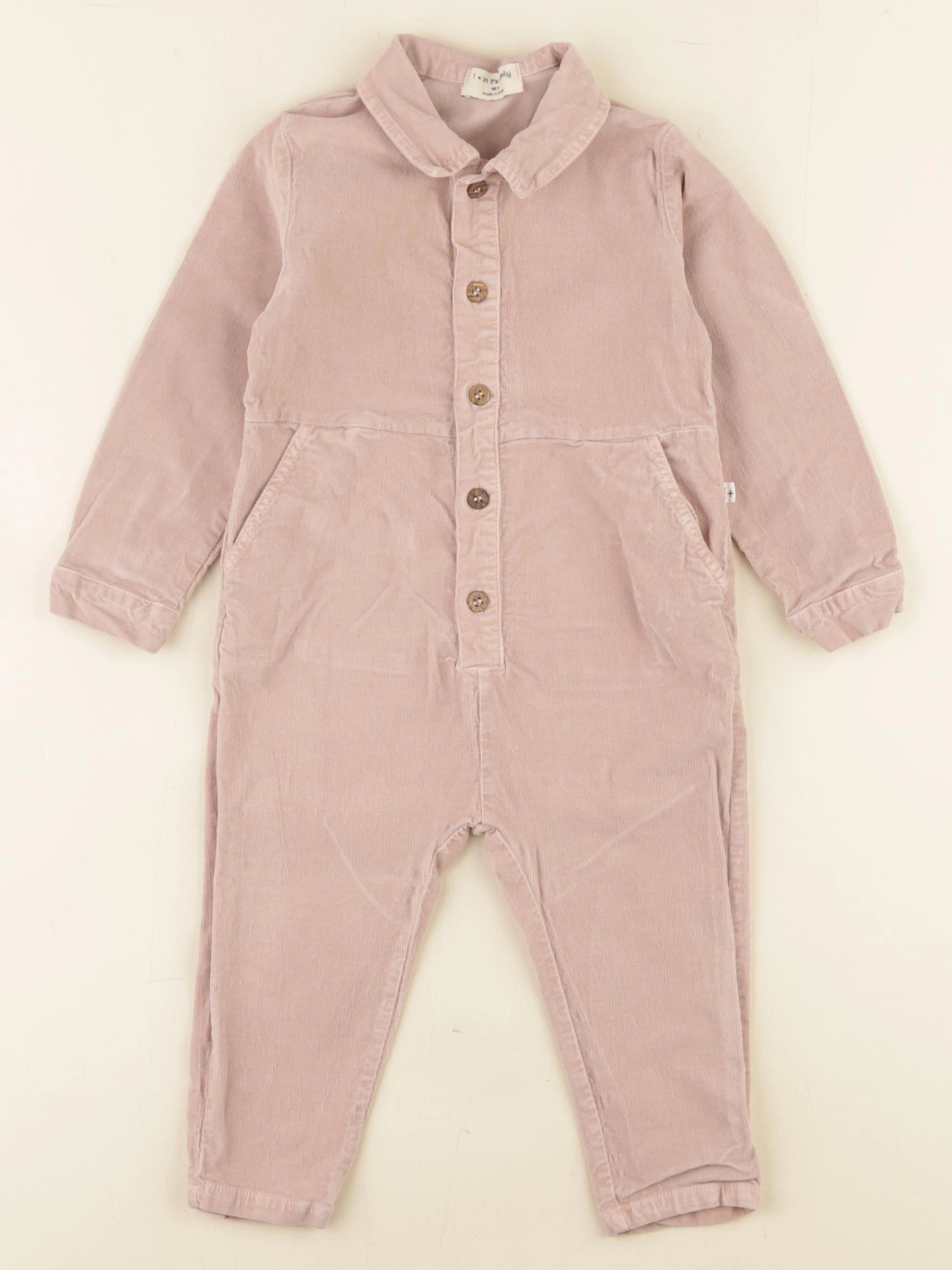 1+ In the family - combinaison rose - 18 mois