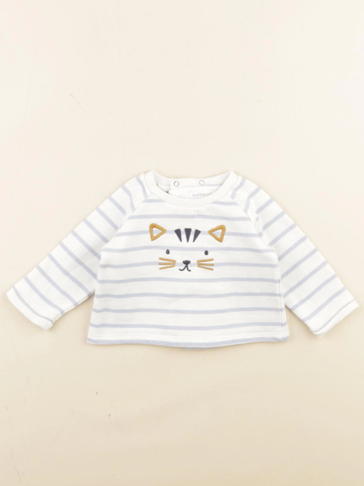 Boutchou - sweat blanc - 6 mois