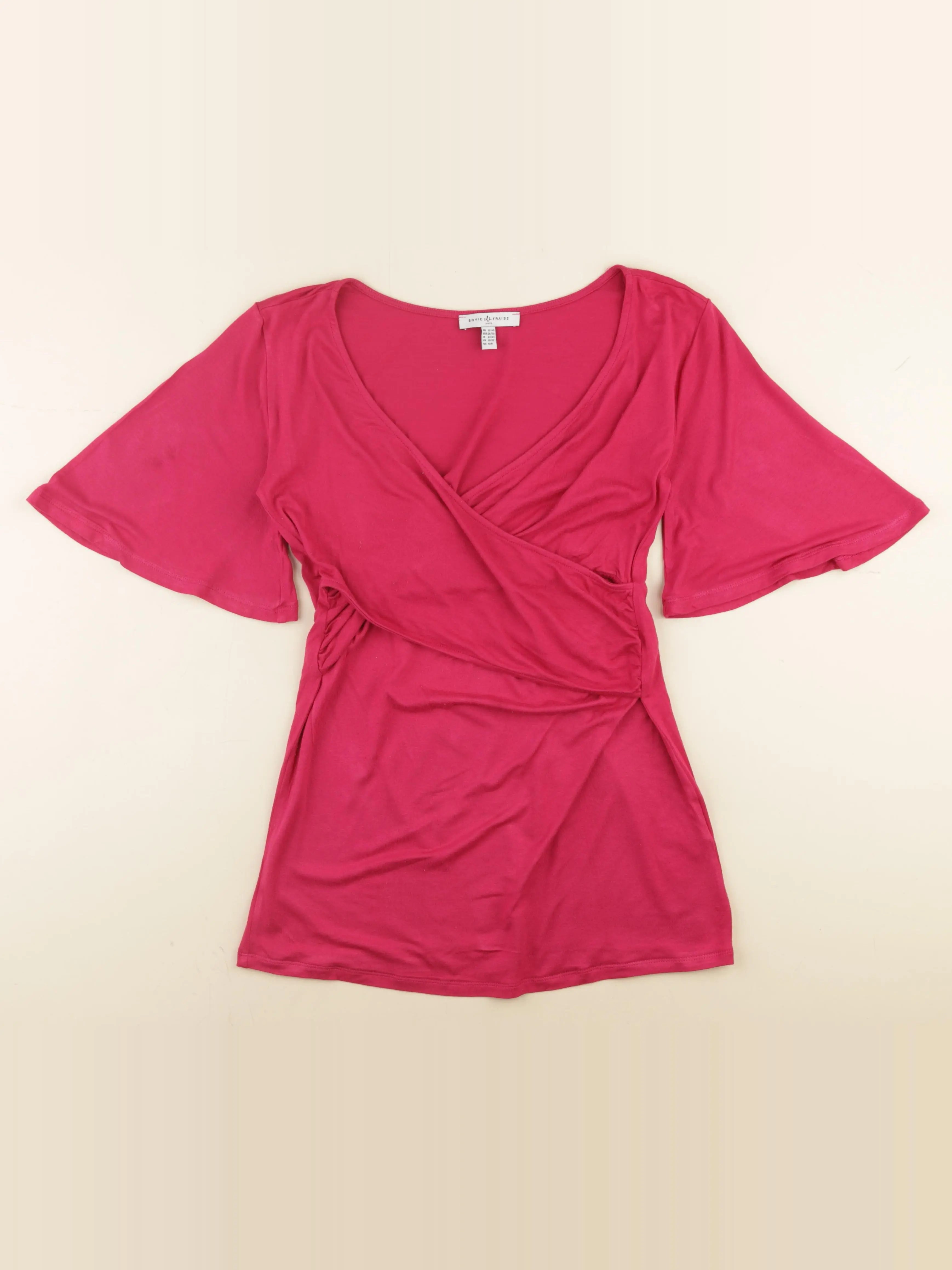 Envie de fraise - tee-shirt allaitement rose - 38 à 40