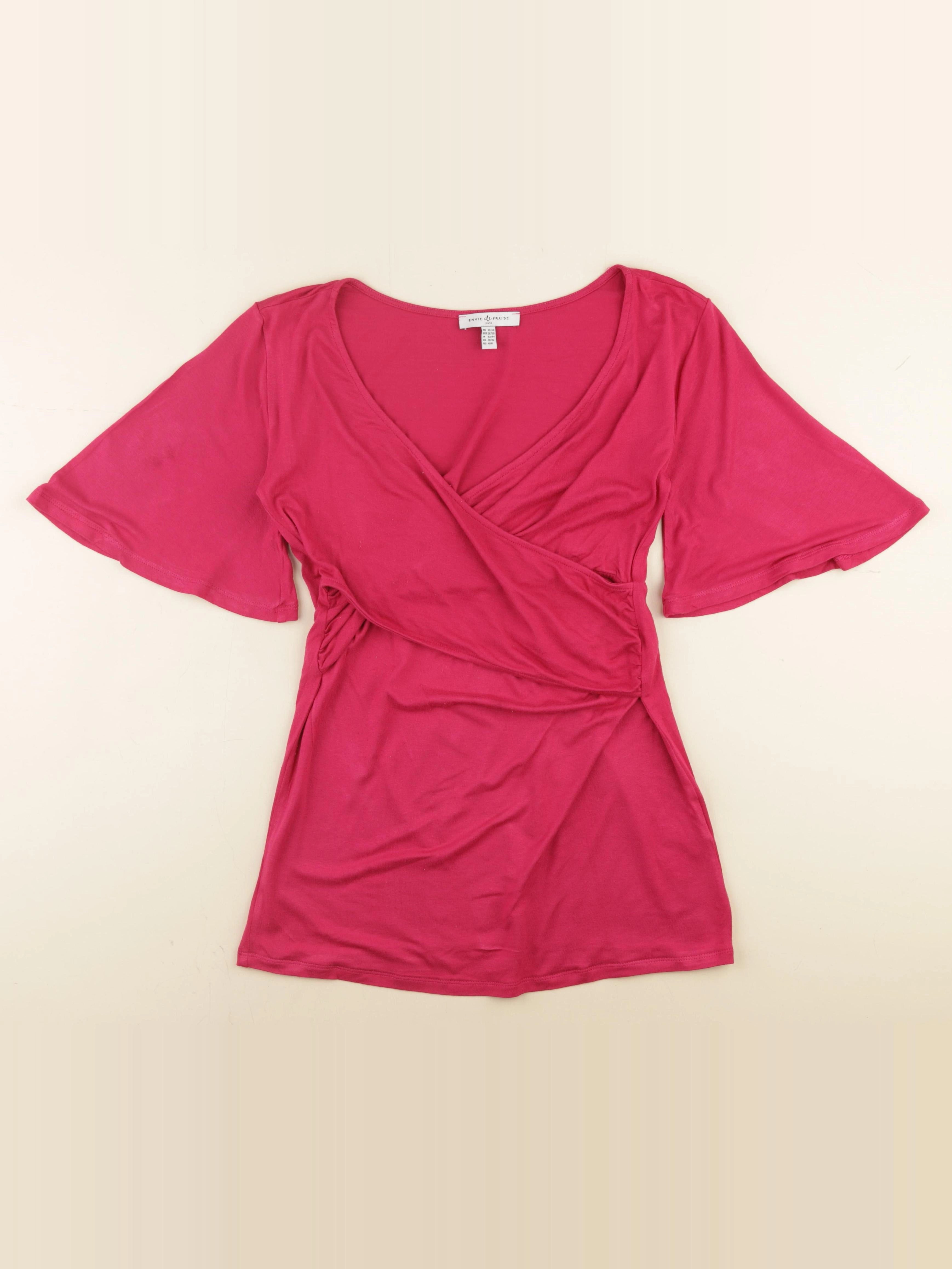 Envie de fraise - tee-shirt allaitement rose - 38 à 40