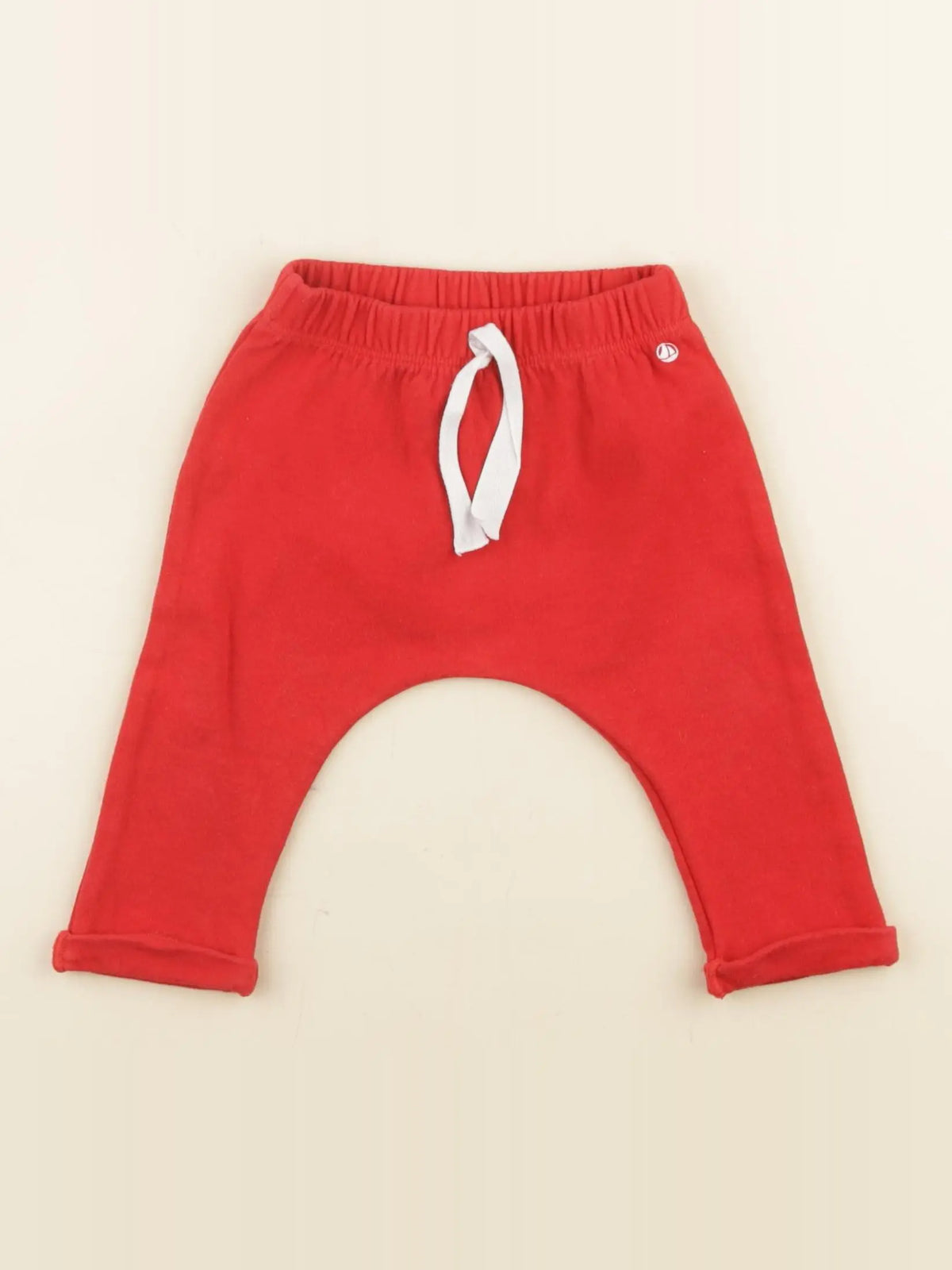 Petit Bateau - jogging rouge - 6 mois
