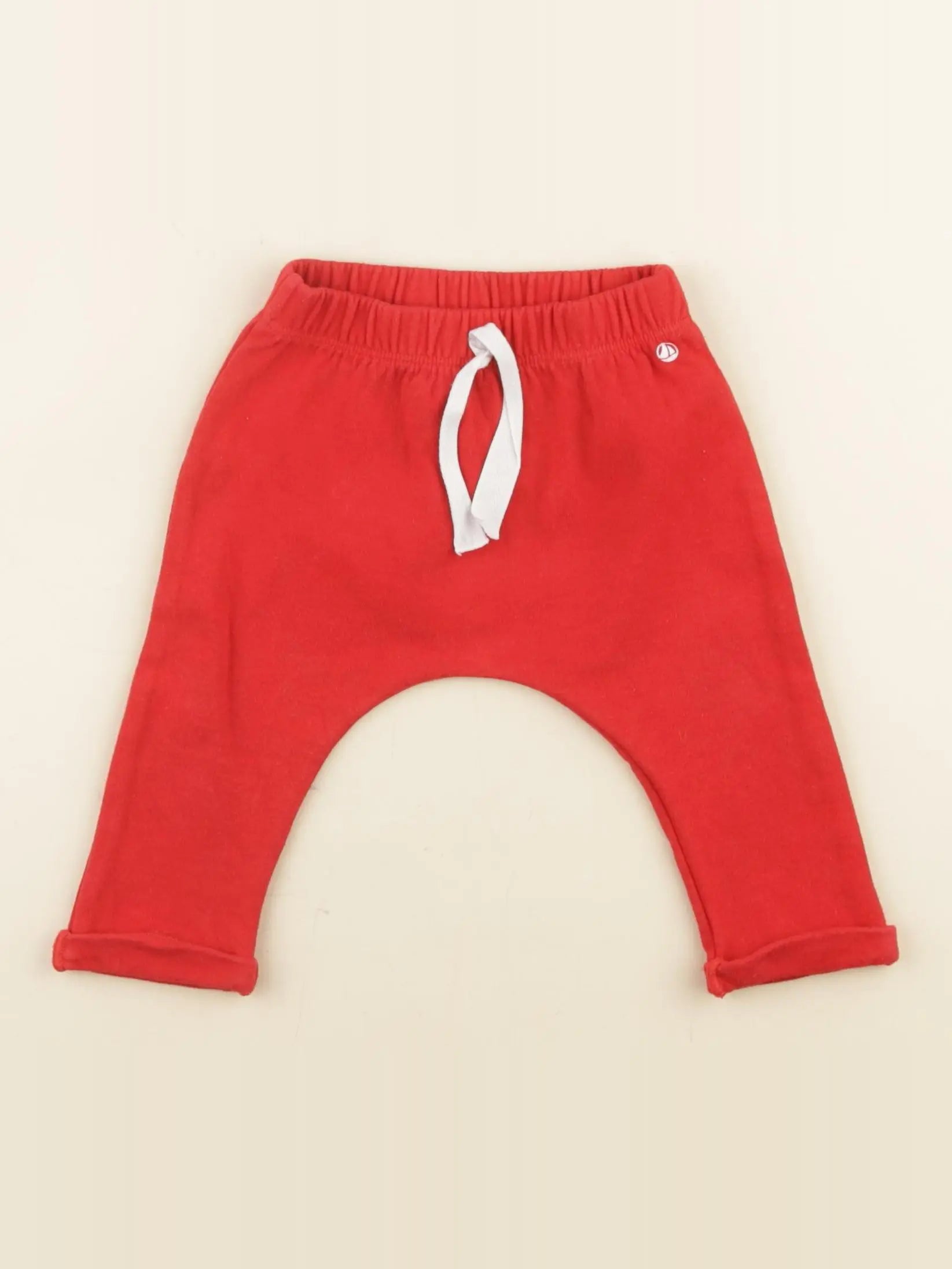 Petit Bateau - jogging rouge - 6 mois