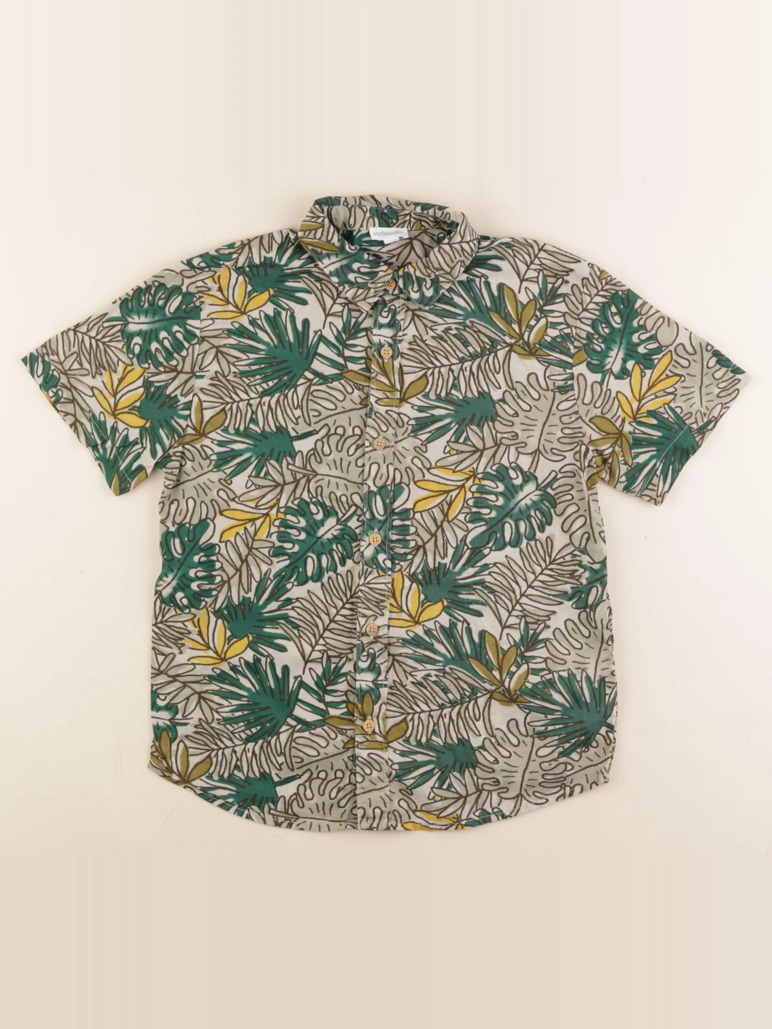 Vertbaudet - chemise multicolore - 8 ans