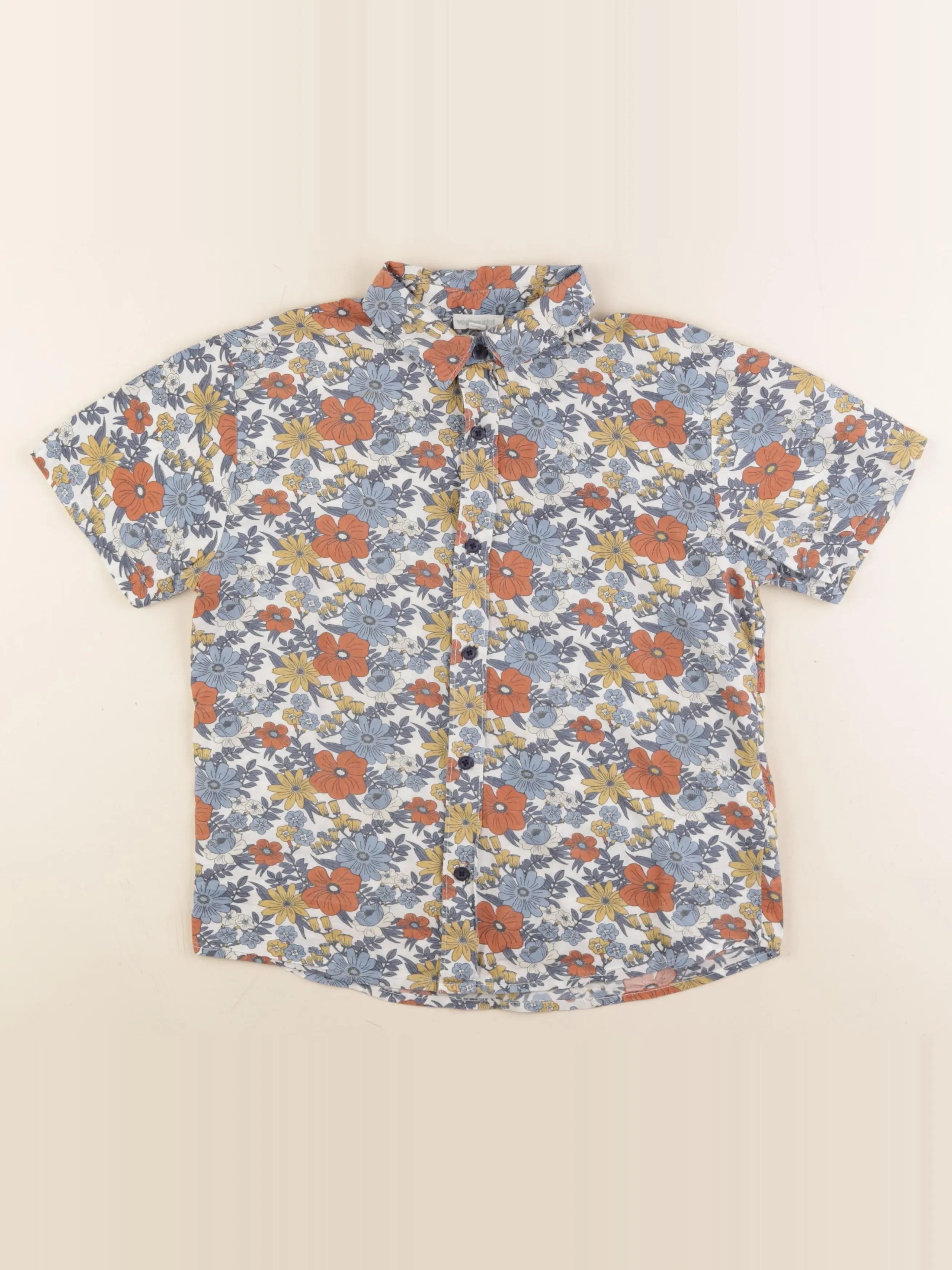 Vertbaudet - chemise multicolore - 8 ans
