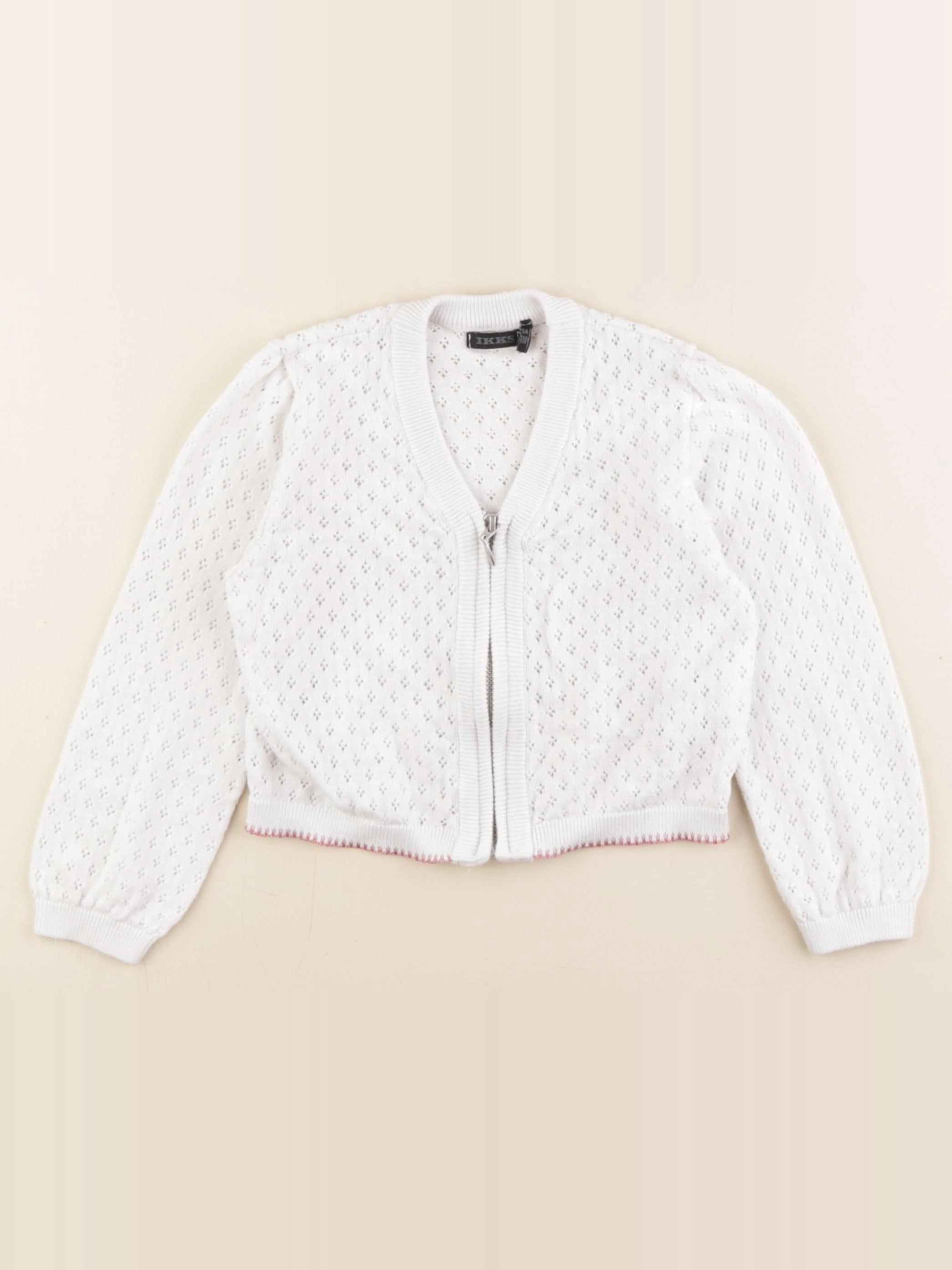 IKKS - gilet blanc - 5 ans
