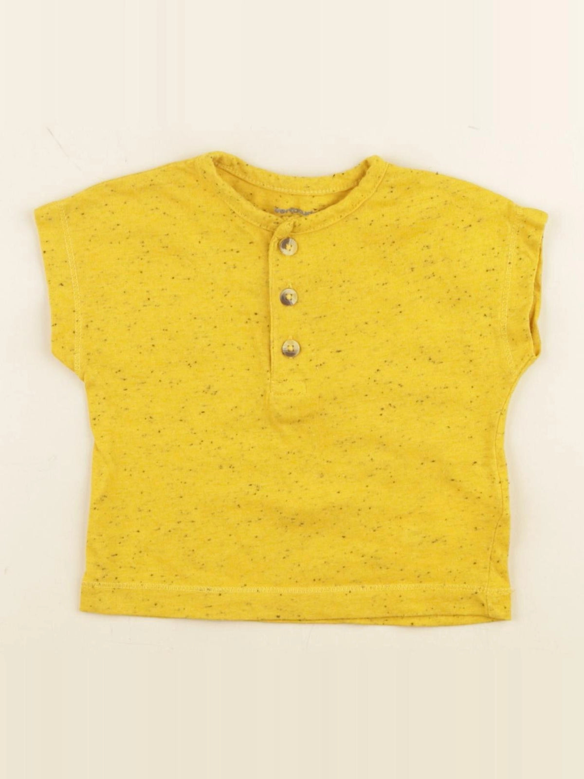 Vertbaudet - tee-shirt jaune - 3 mois
