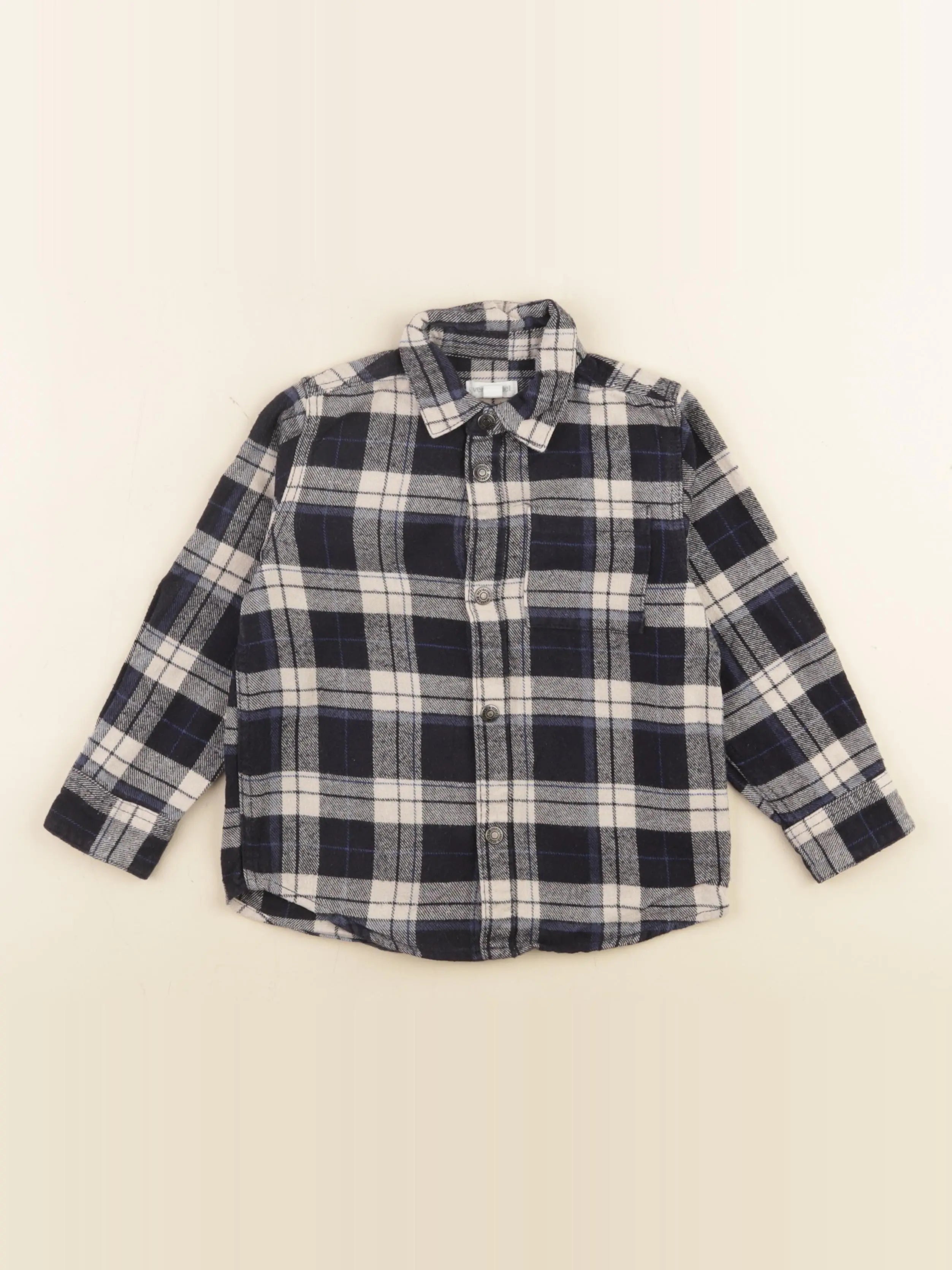 Vertbaudet - chemise bleu - 4 ans