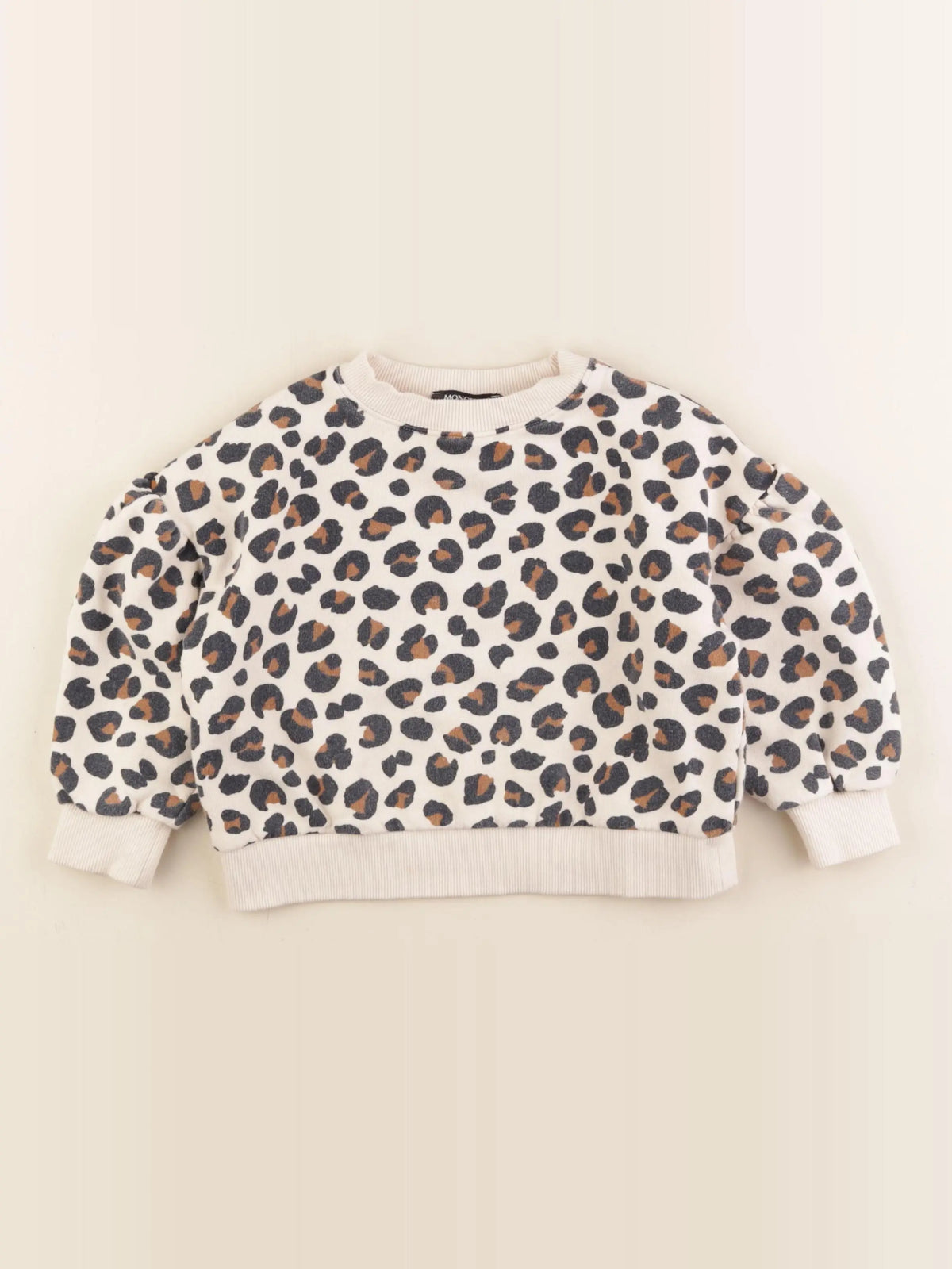 Monoprix - sweat marron - 5 ans