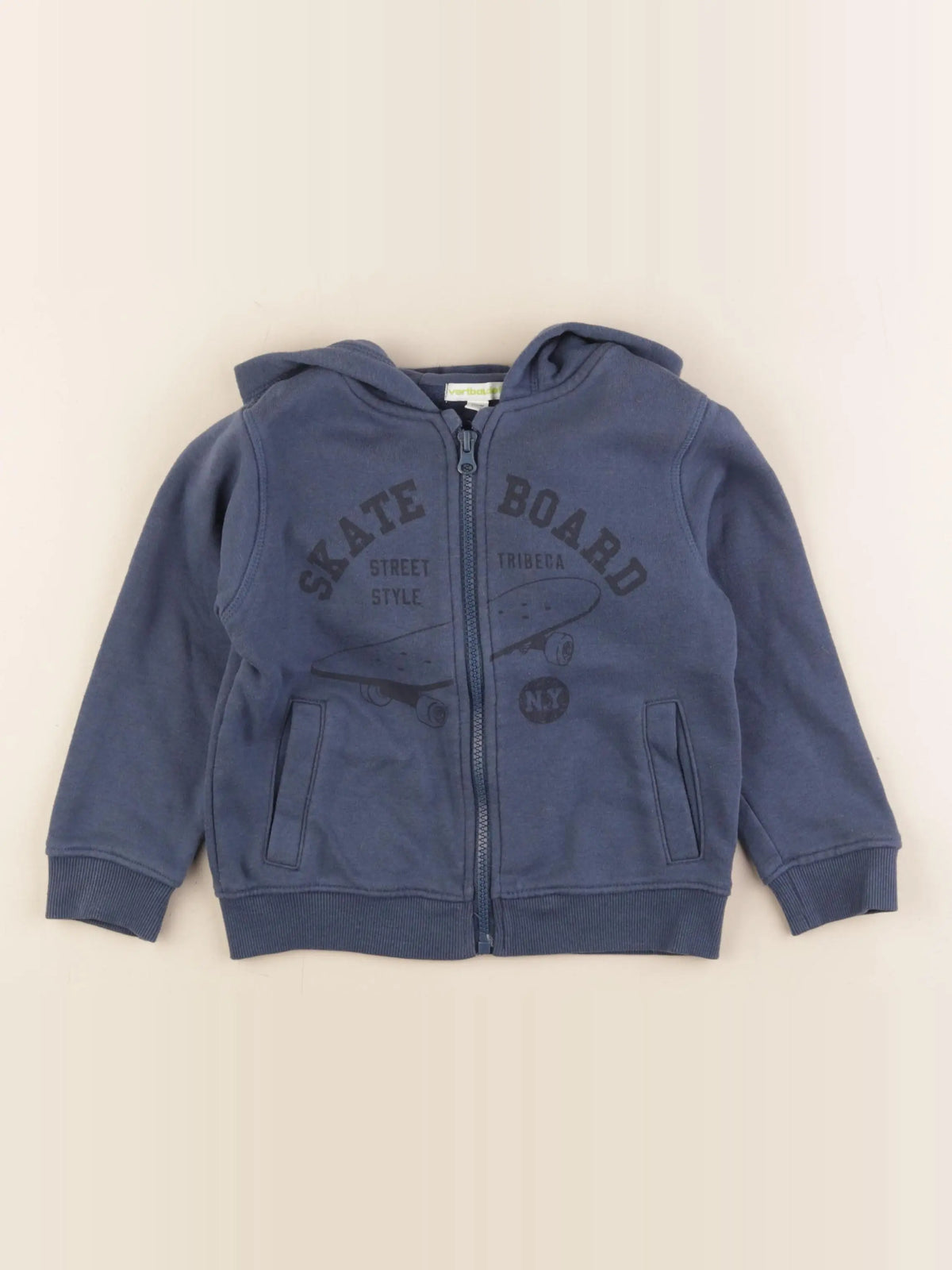 Vertbaudet - gilet bleu - 5 ans